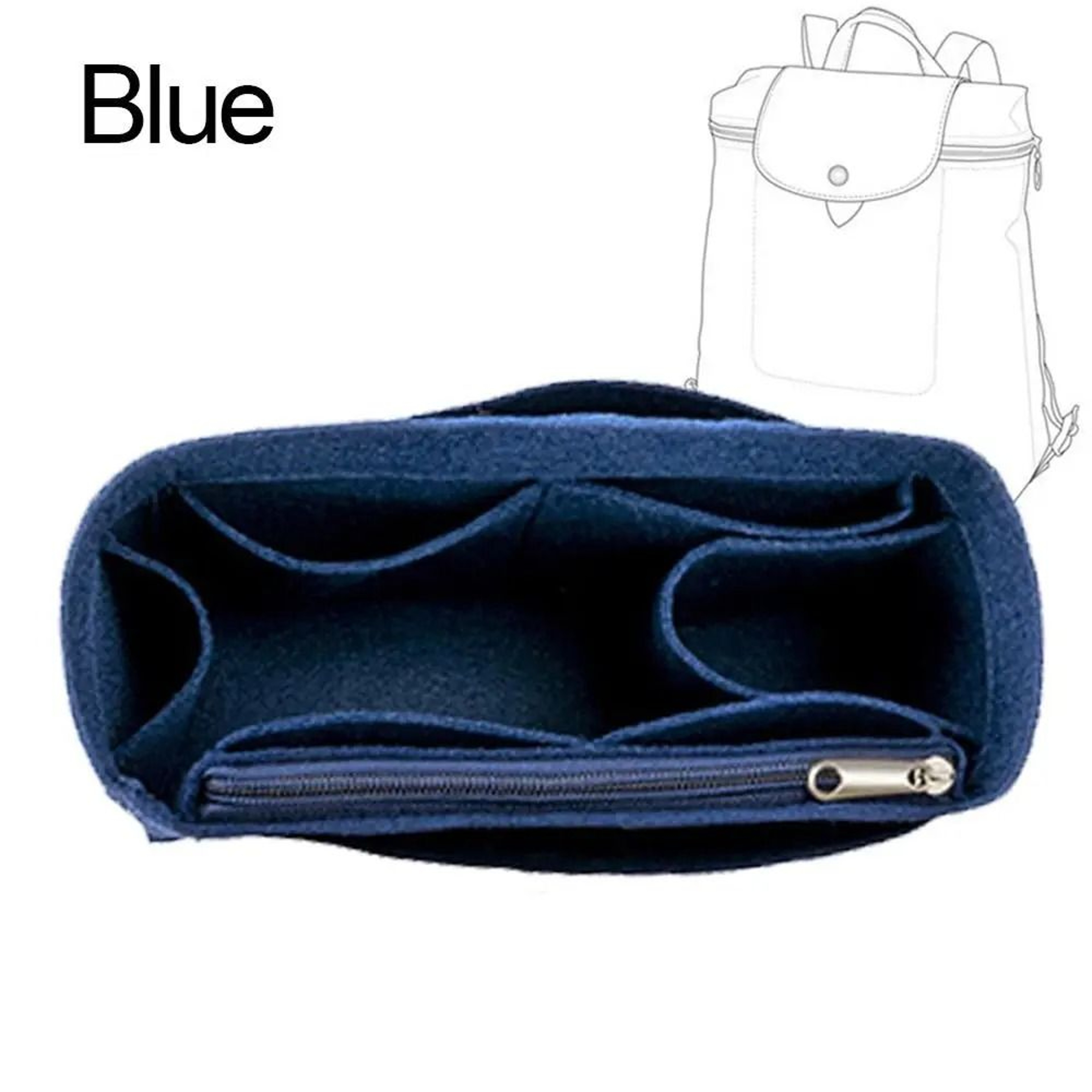 Felt Backpack Organizer Insert Liner 9