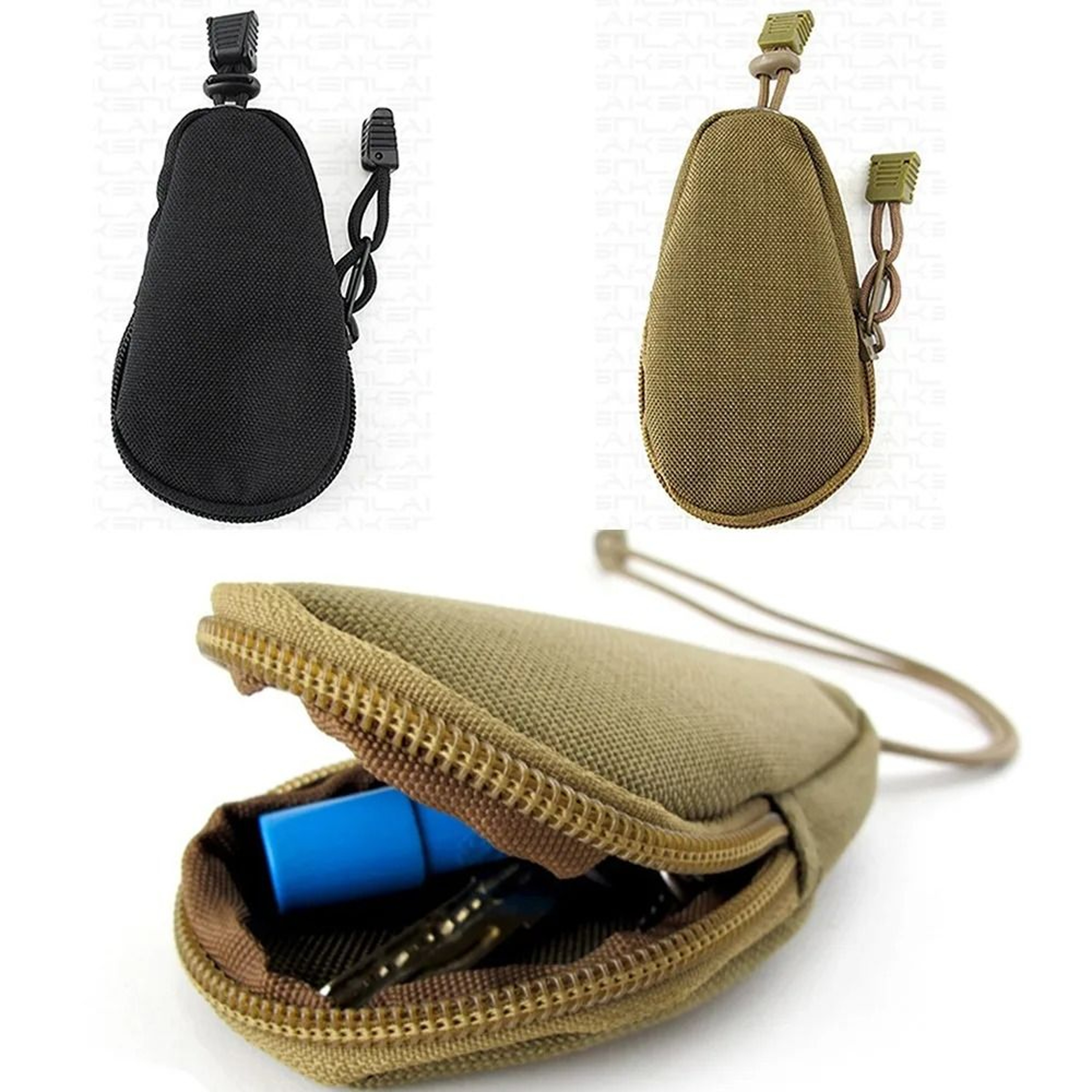 Heavy Duty Oxford Cloth Mini Key Pouch 0