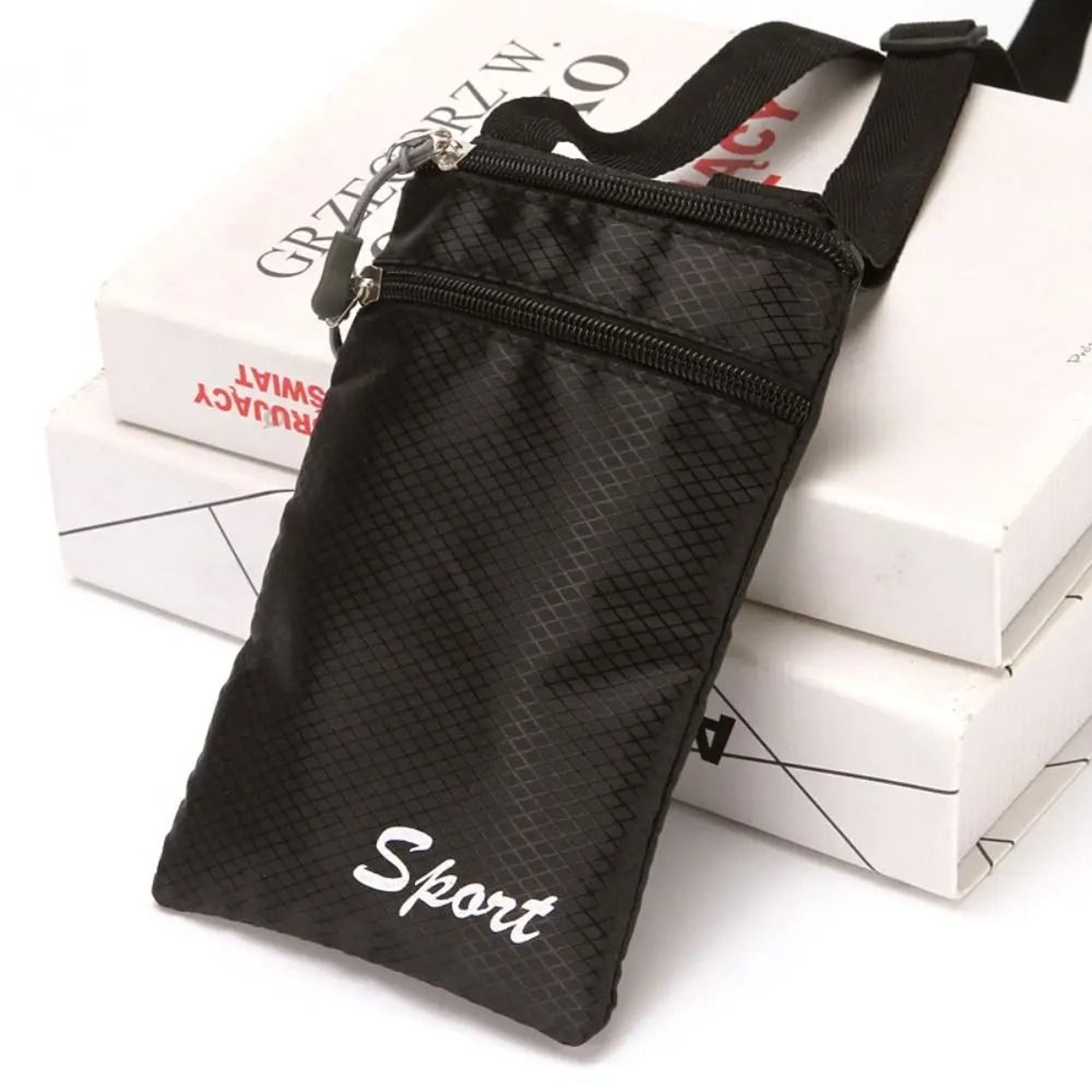 Simple Square Solid Color Crossbody Phone Bag 6