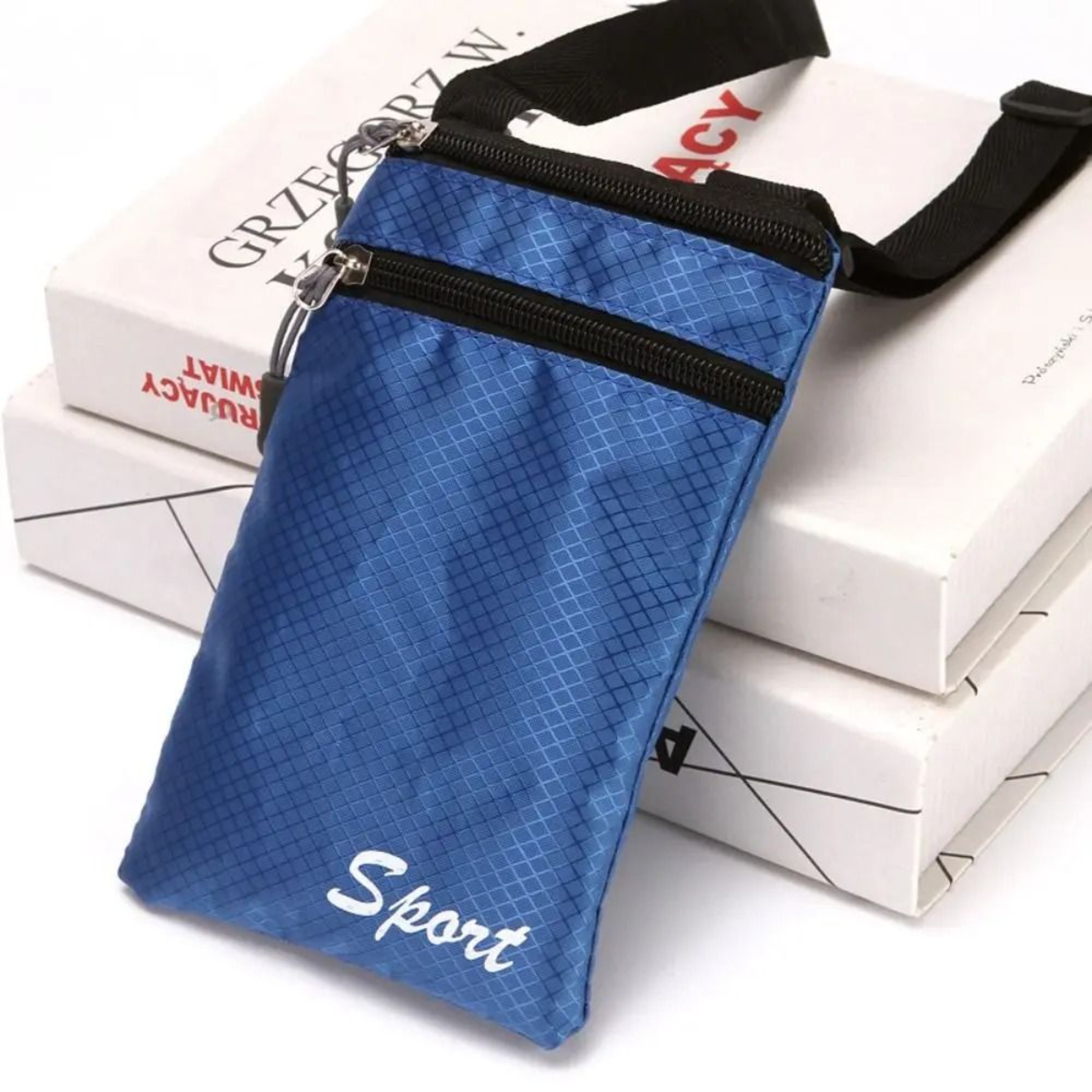 Simple Square Solid Color Crossbody Phone Bag 8