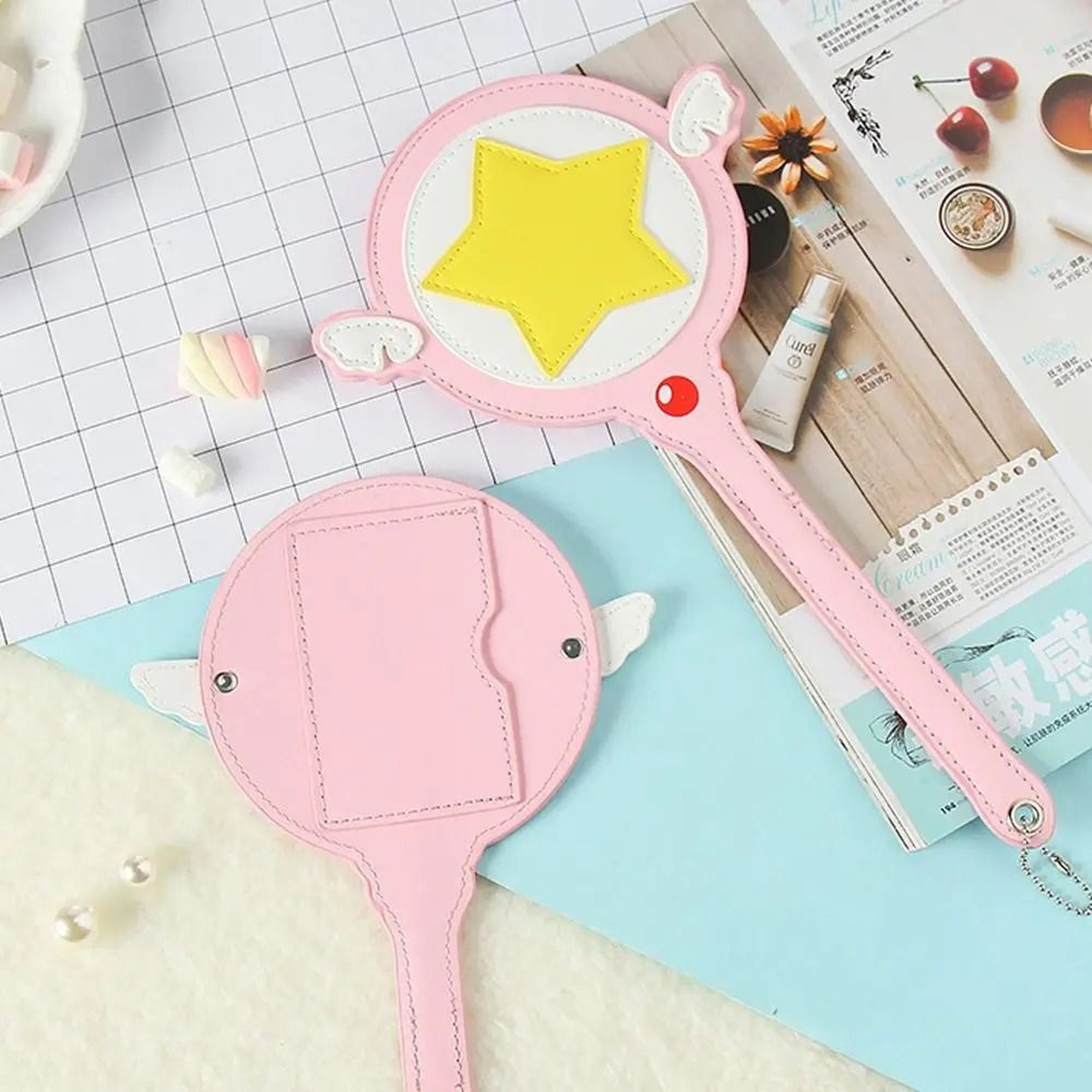 Cute Anime Star Magic Wand Card Holder 1