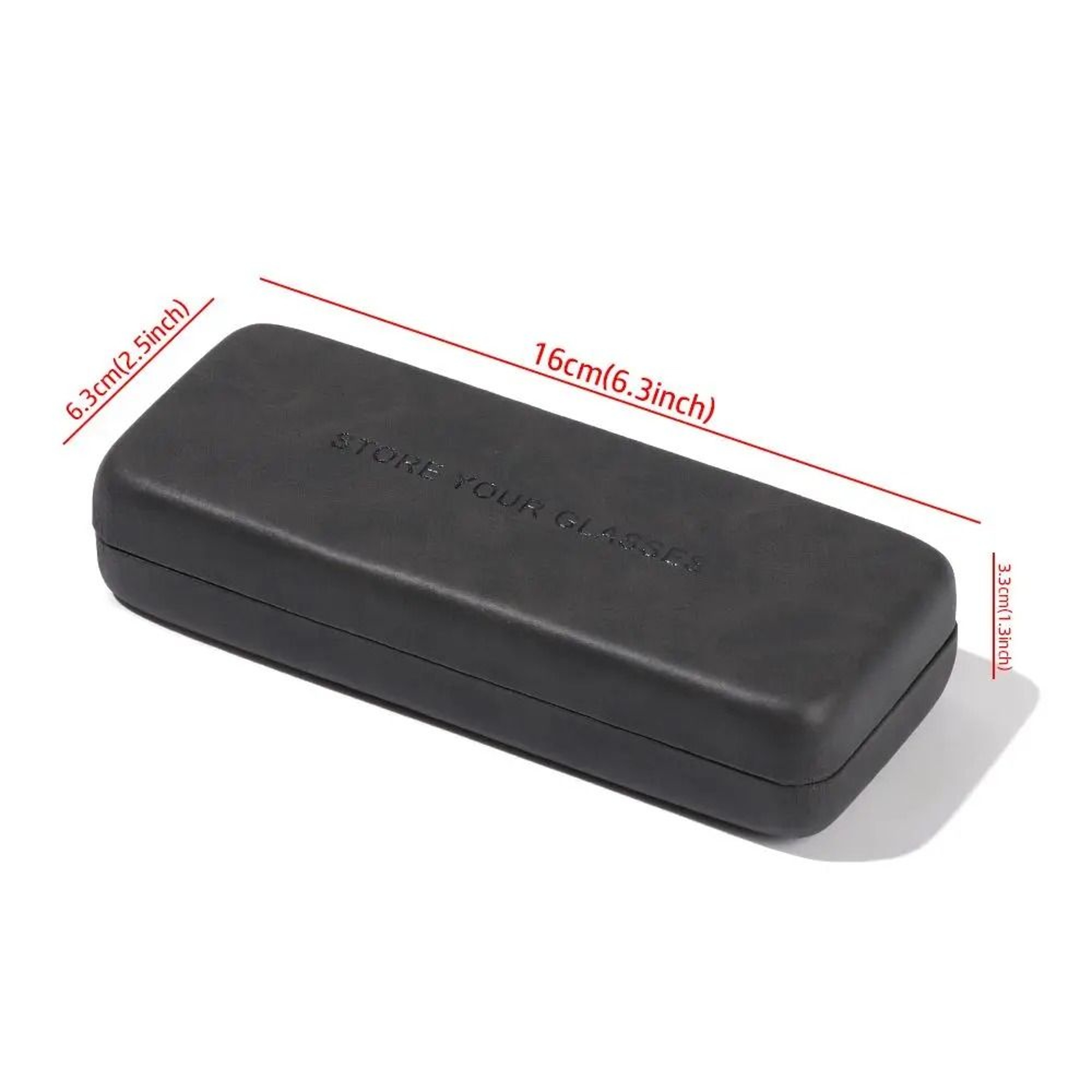 Portable Retro Steel and Leather Hard Eyeglass Case – view 19