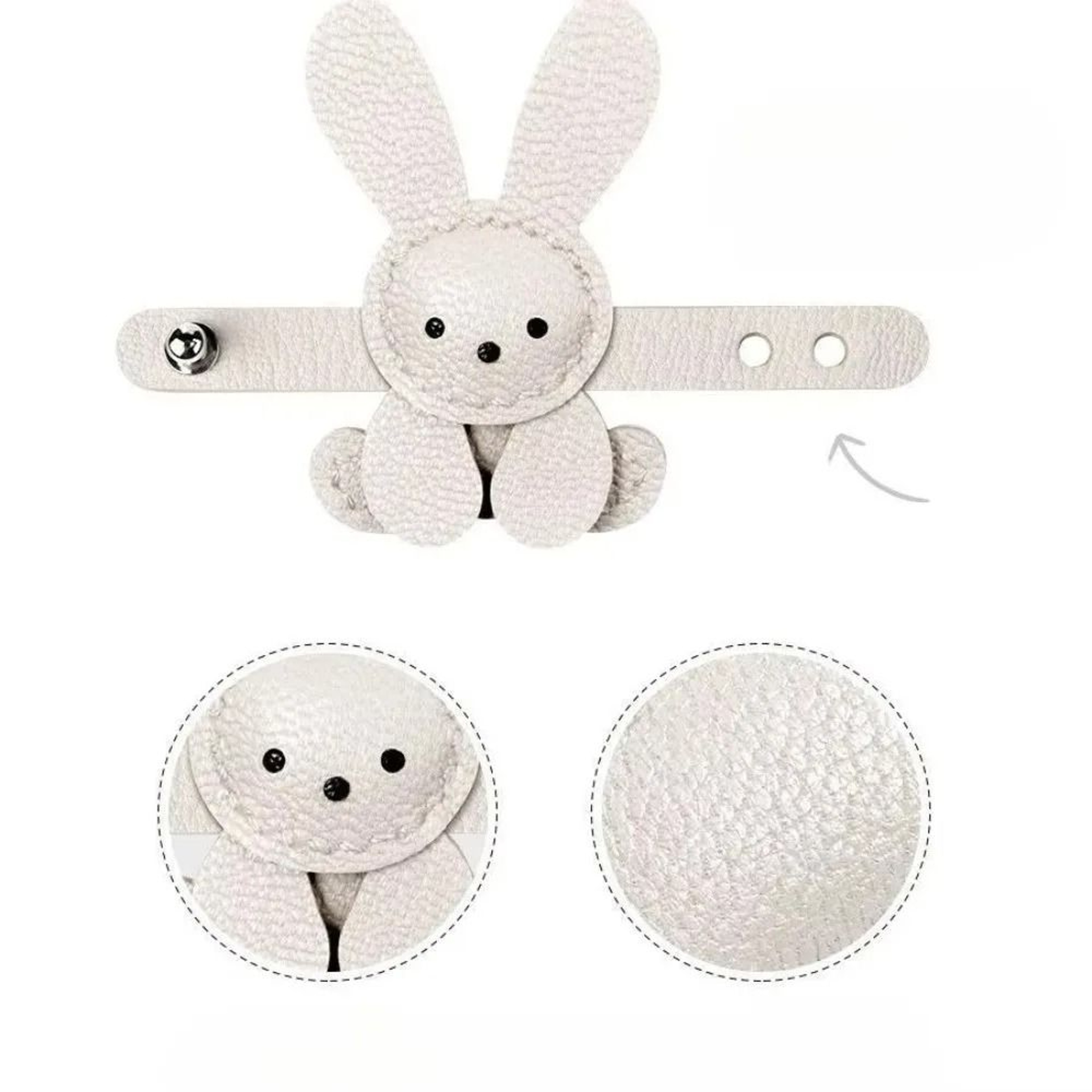 Cute Cartoon Bunny Bag Charm And Pendant 3