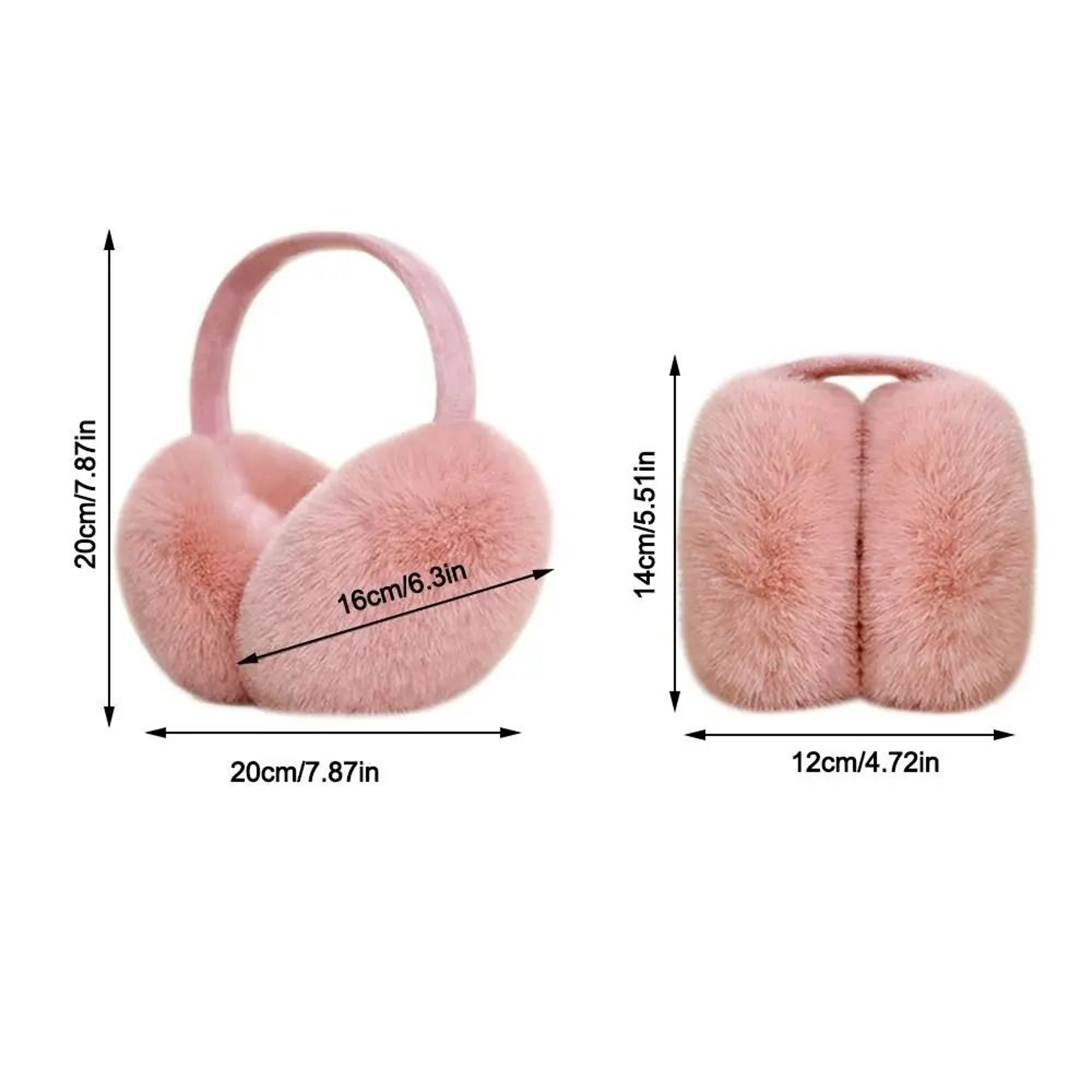 Collapsible Plush Winter Ear Warmers – view 13