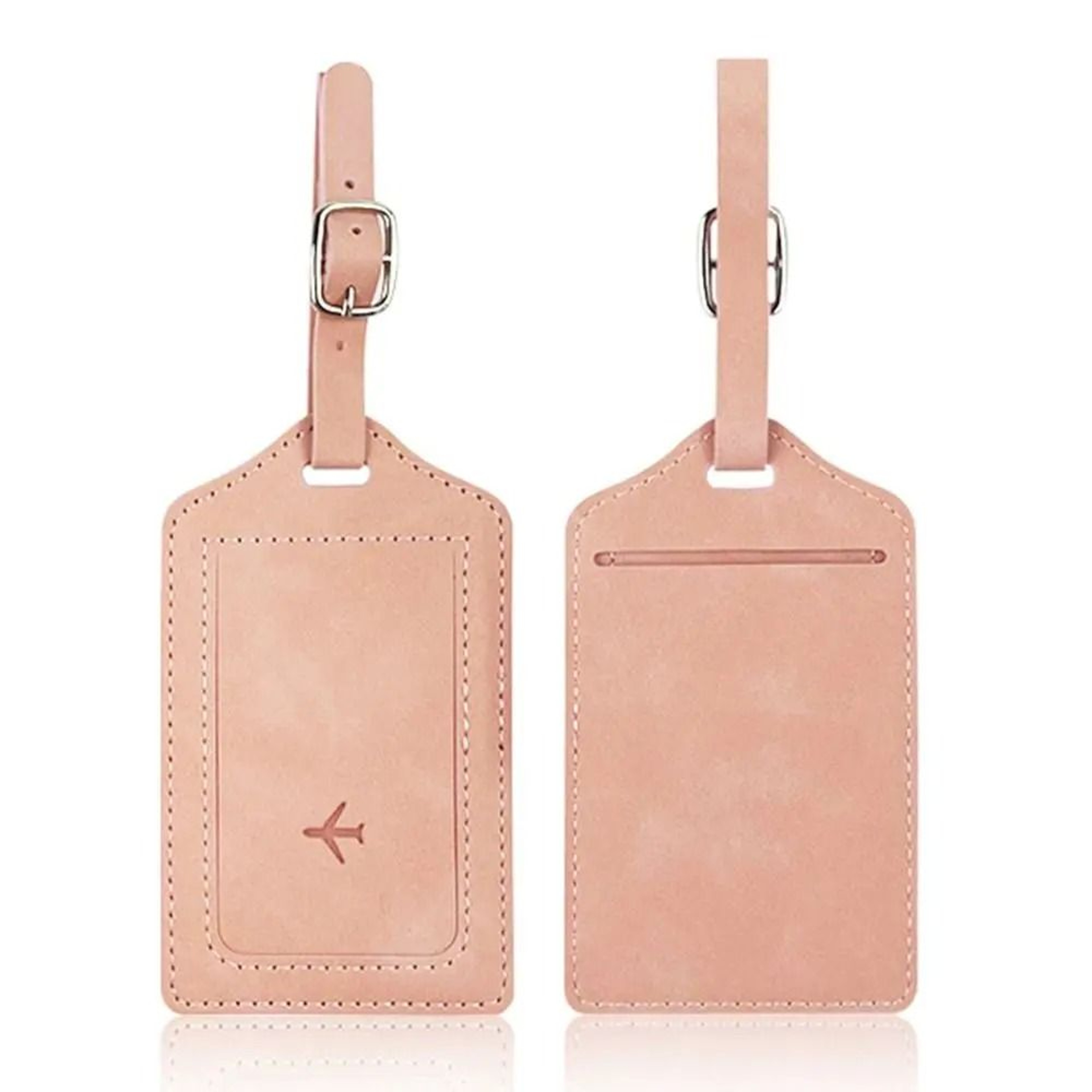 Portable Leather Luggage And Suitcase ID Tag 7