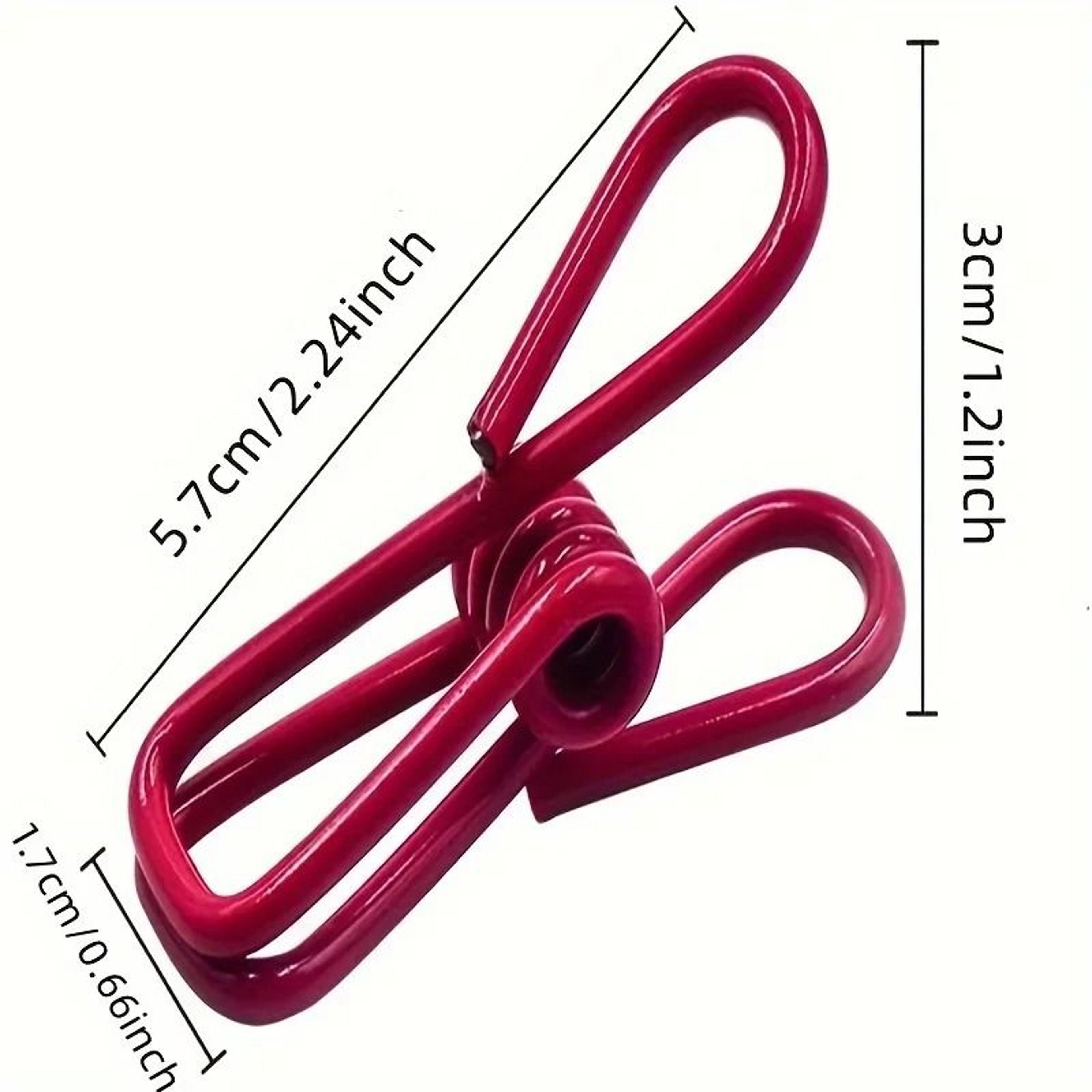 10 Piece Multi Purpose PVC Coated Steel Clips 3