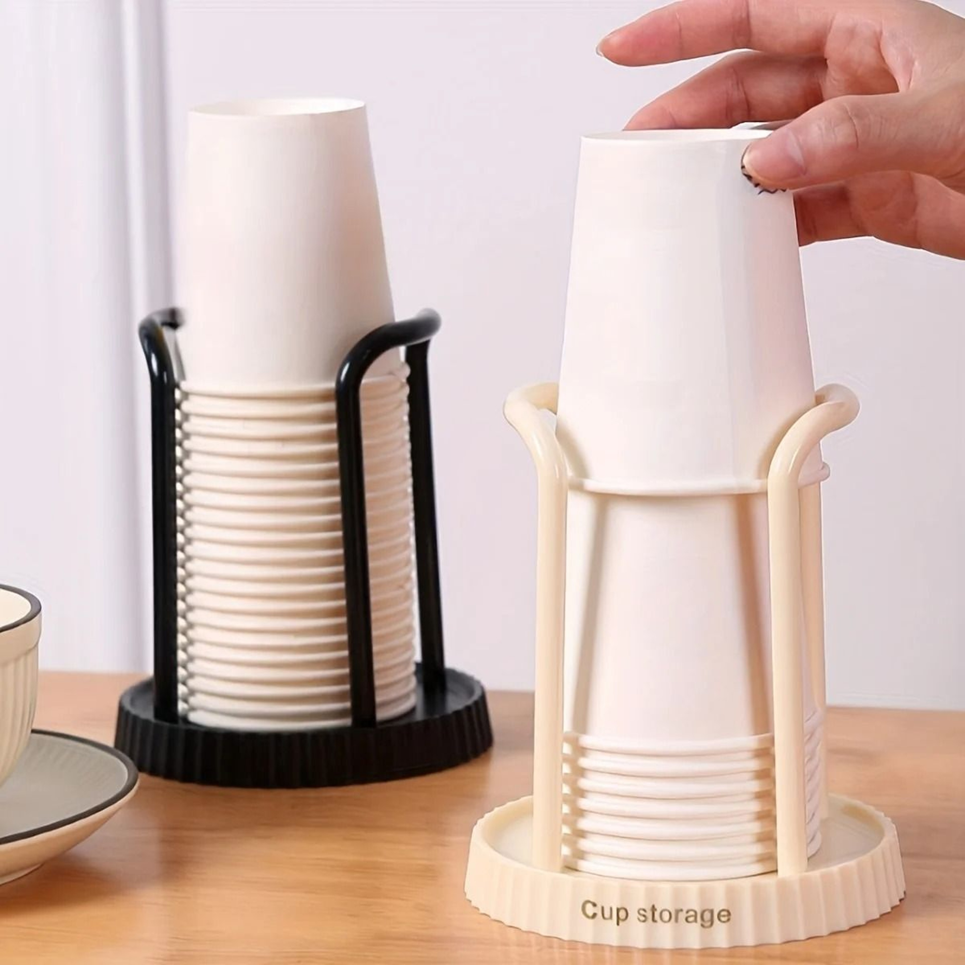 Desktop Disposable Cup Storage Rack 0