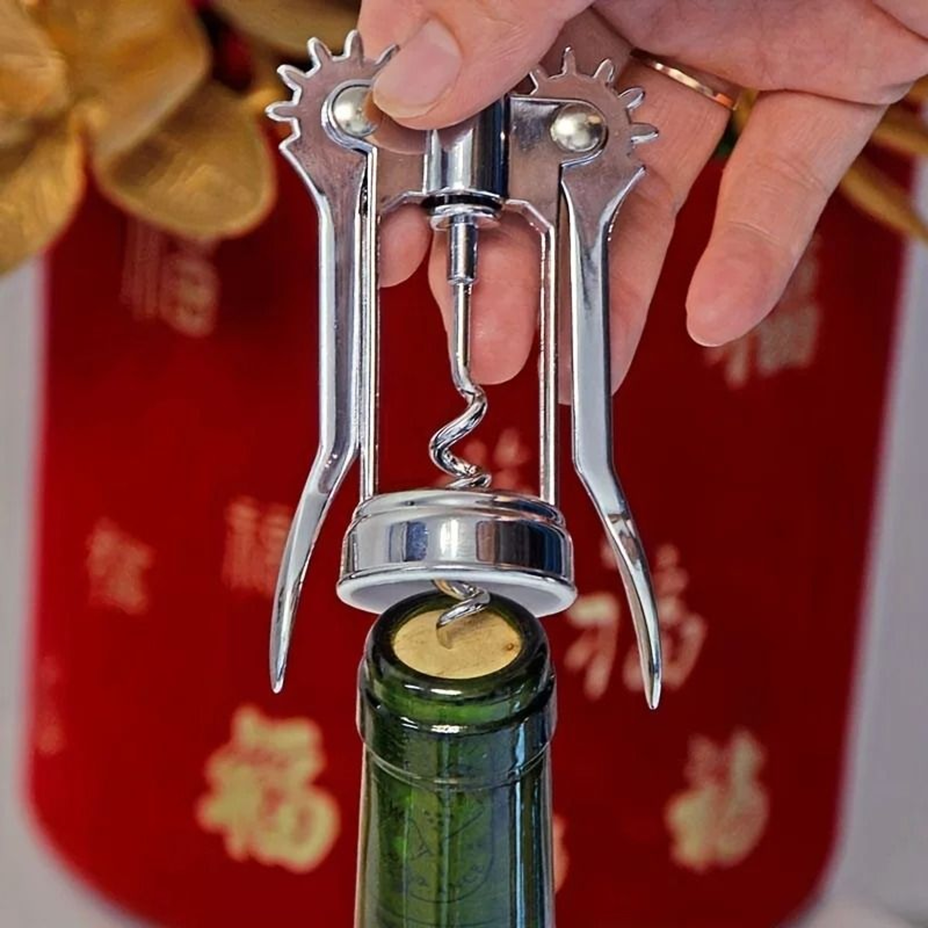 Stainless Steel Wing Style Wine Opener 1
