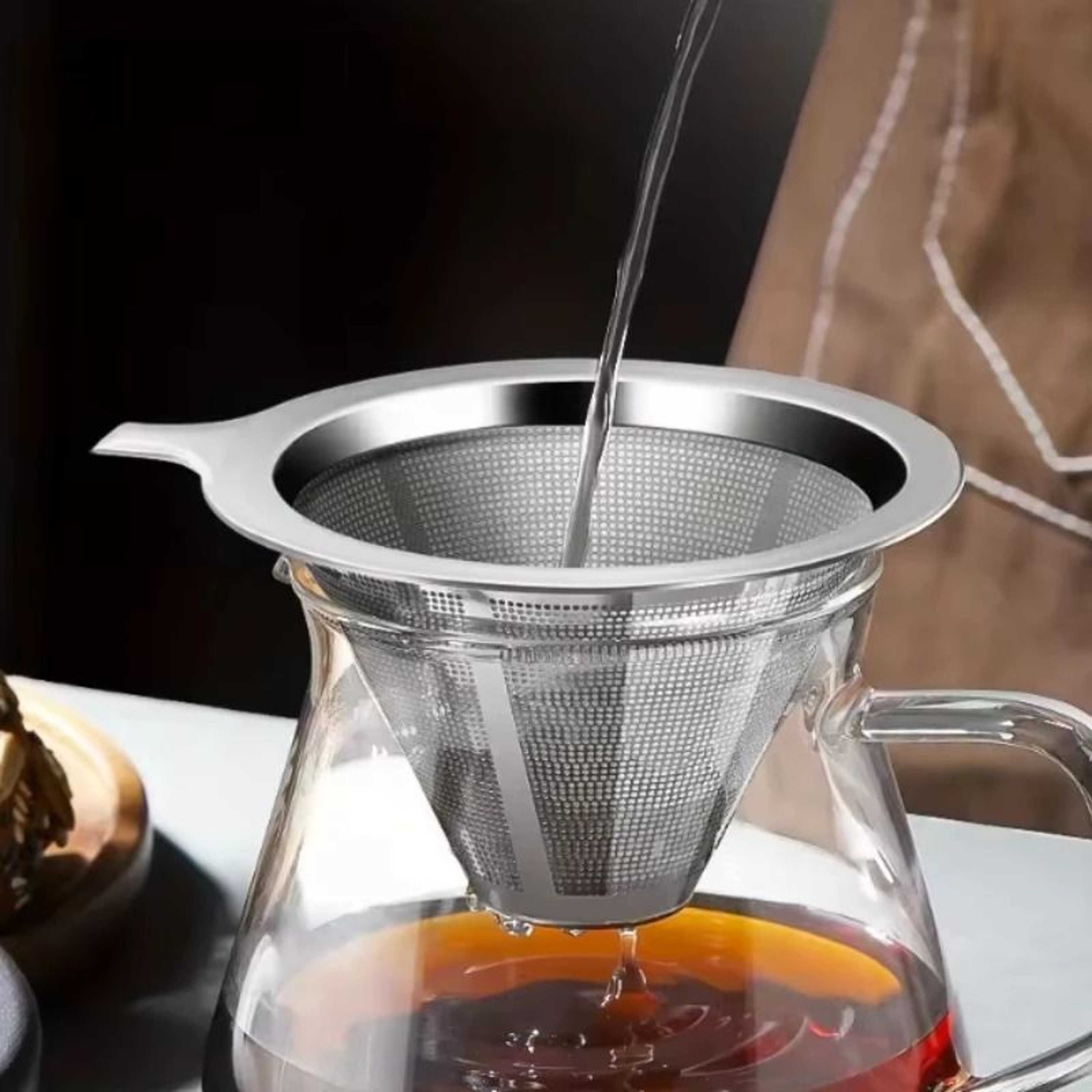 304 Stainless Steel Reusable Coffee Filter 5