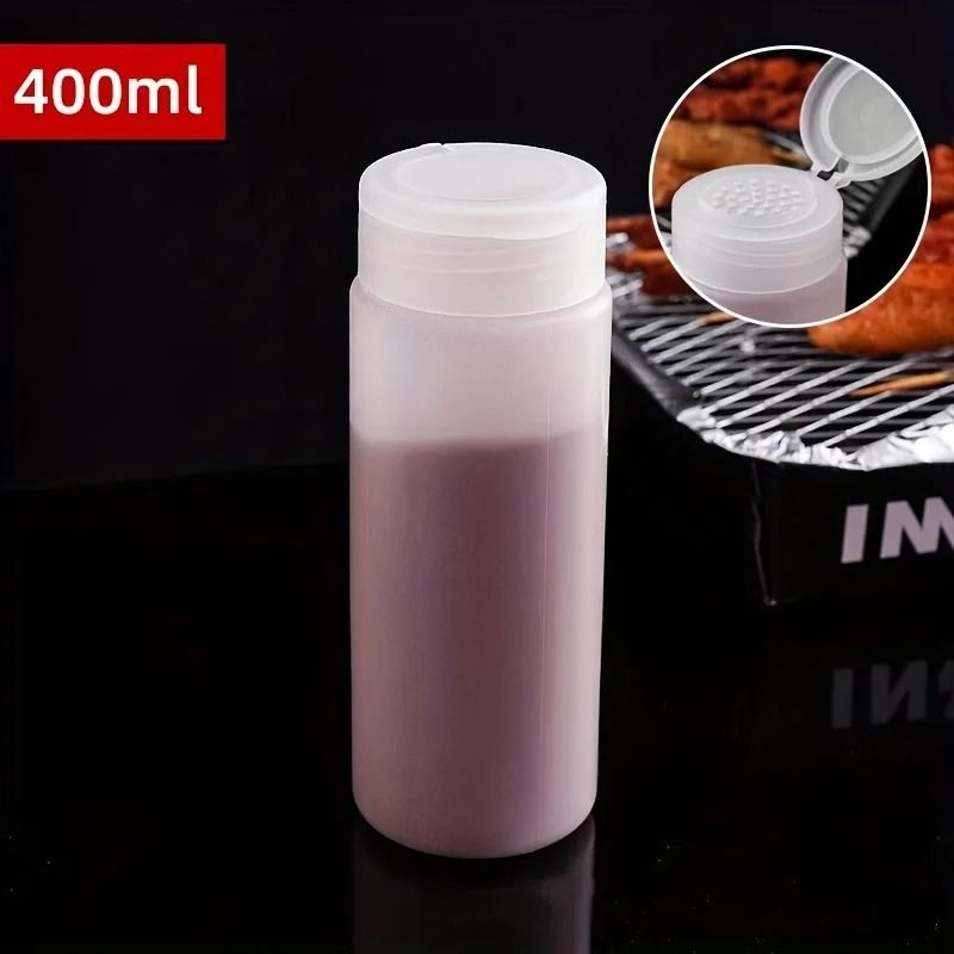 Clear Plastic Spice Jar With Shaker Lid 4