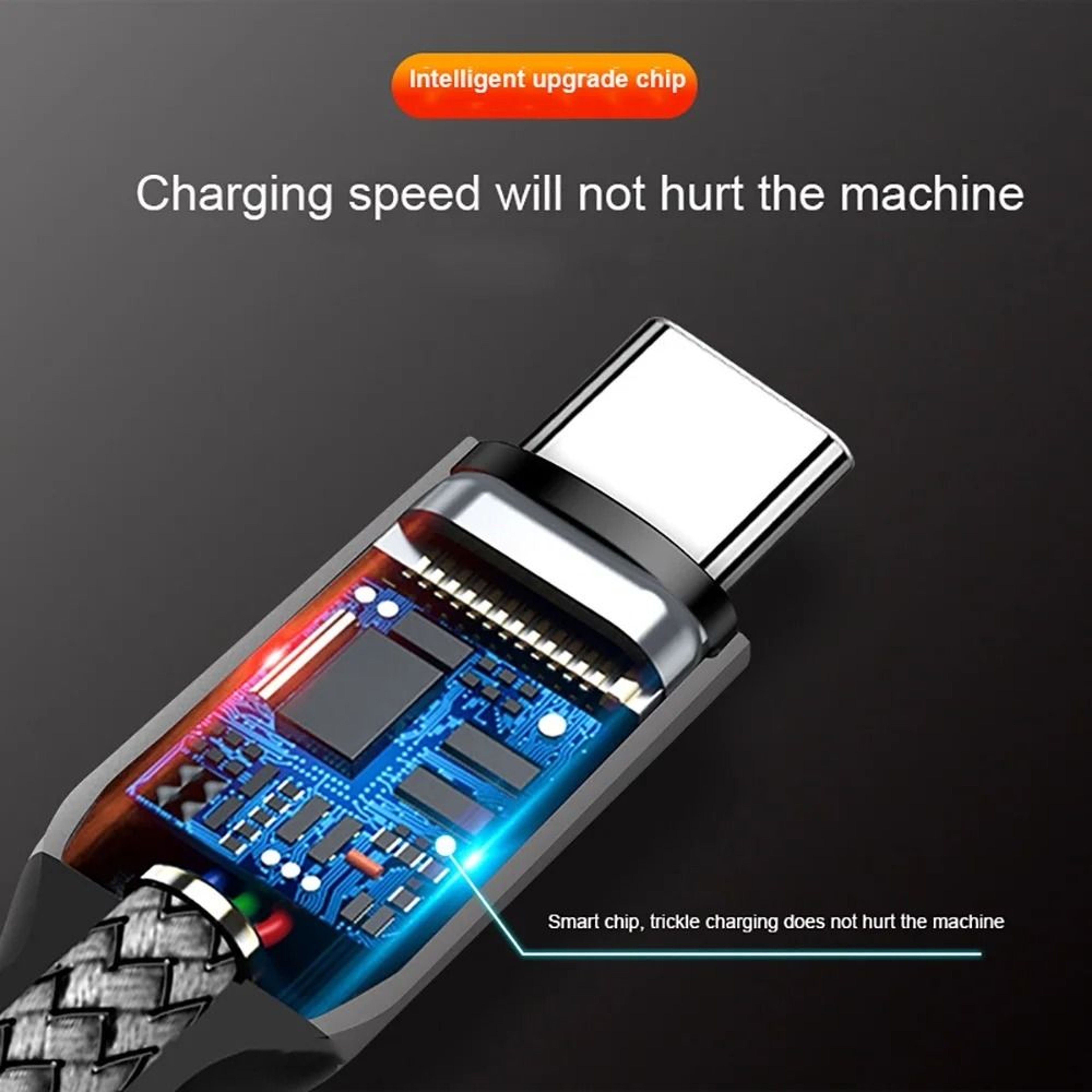 60W Power Delivery Extended USB C To Type C Cable 3