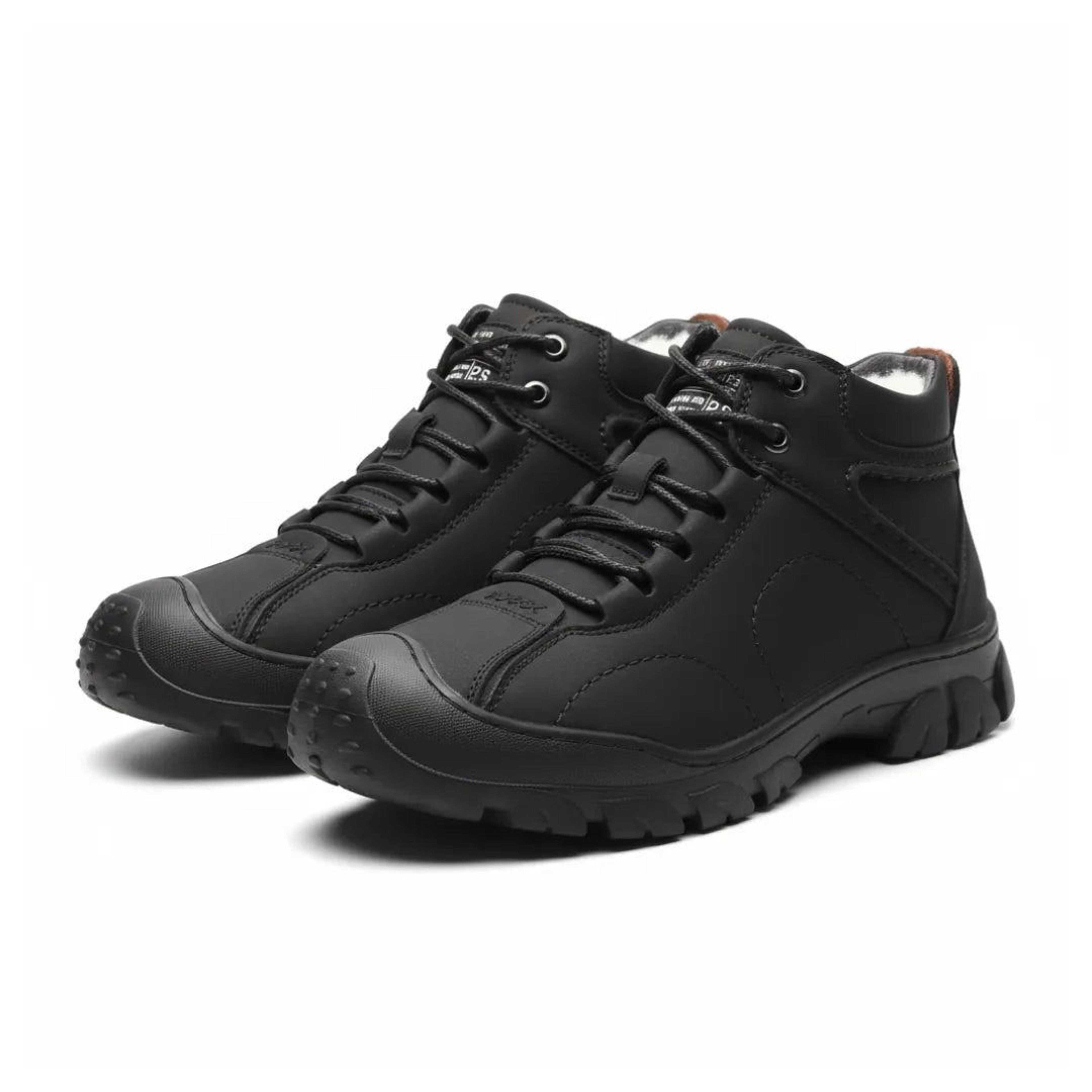 Men Winter Snow Boots Waterproof Warm Lace Up Work Shoes 1