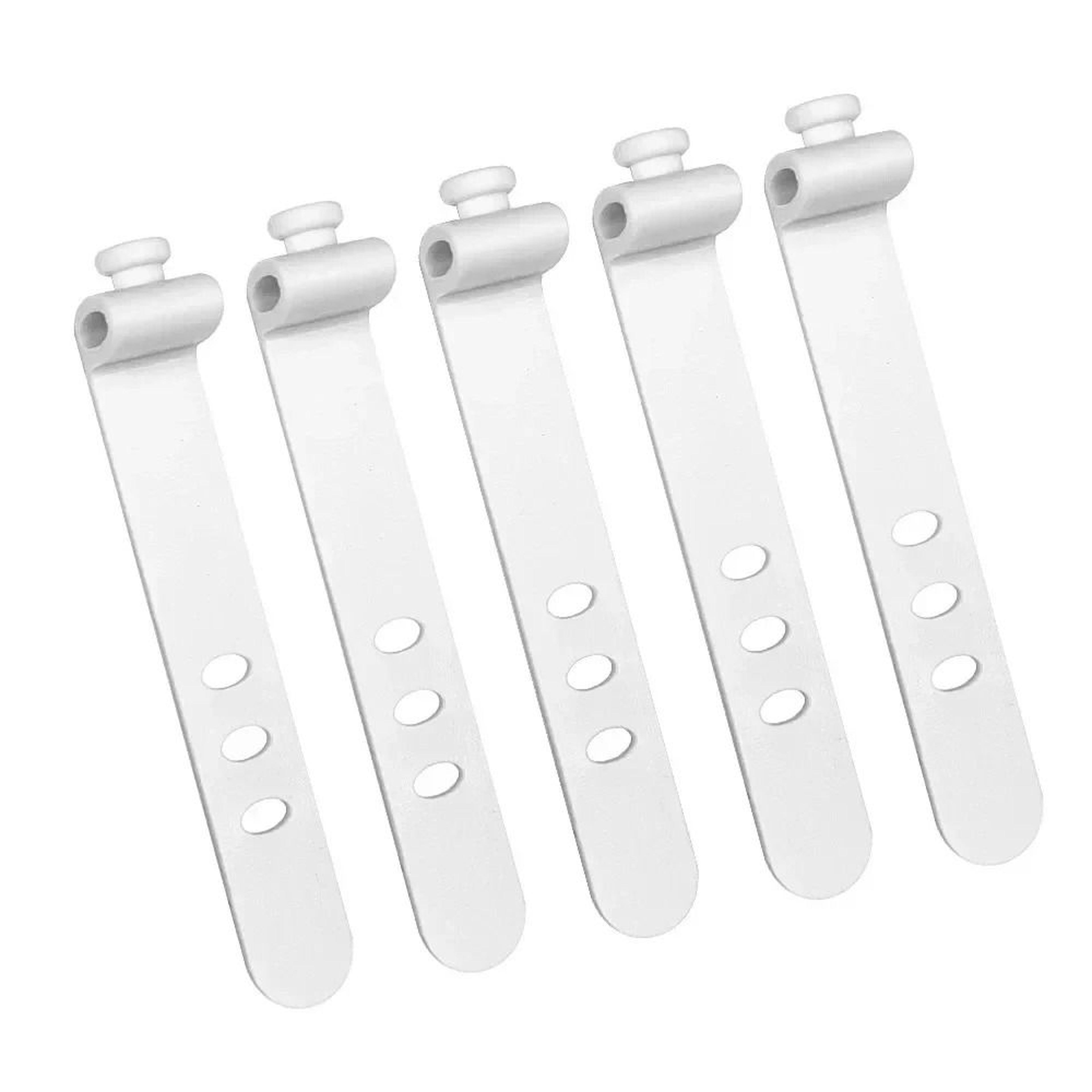Universal Reusable Flexible Silicone Cable Ties 12