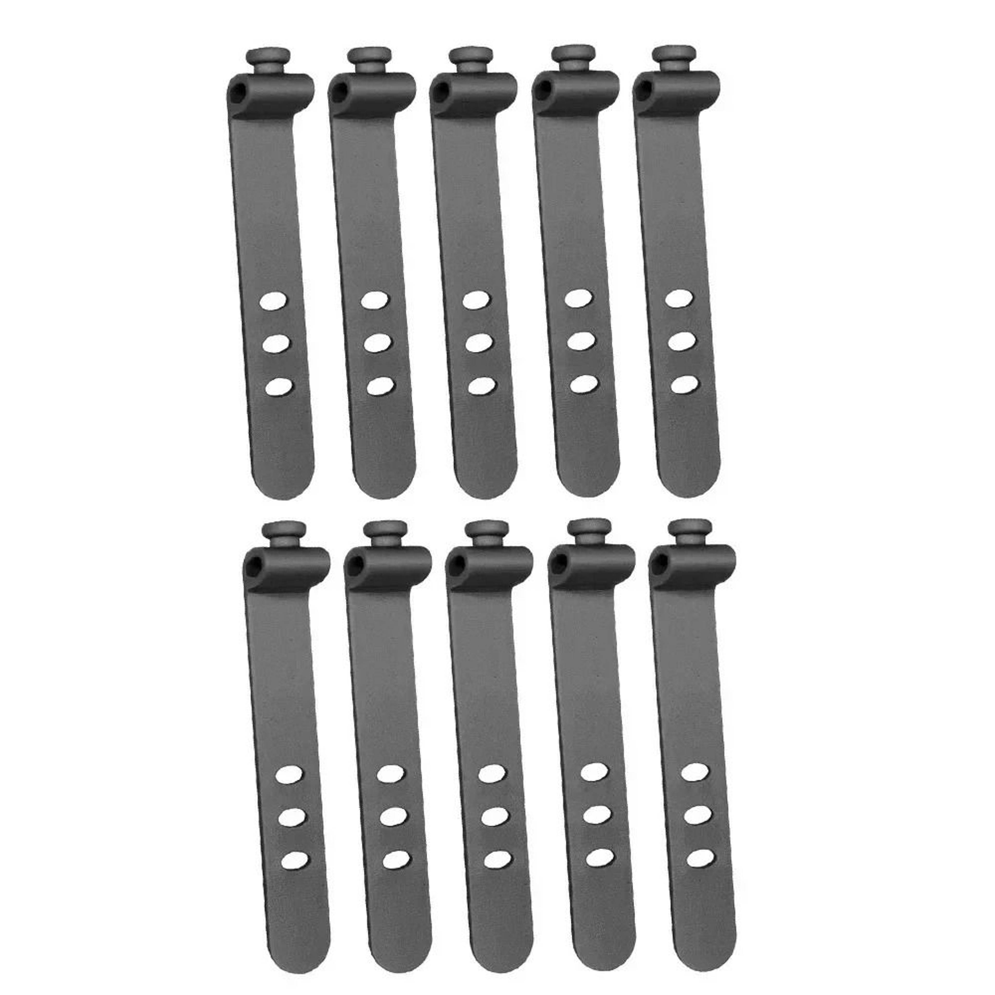 Universal Reusable Flexible Silicone Cable Ties 16