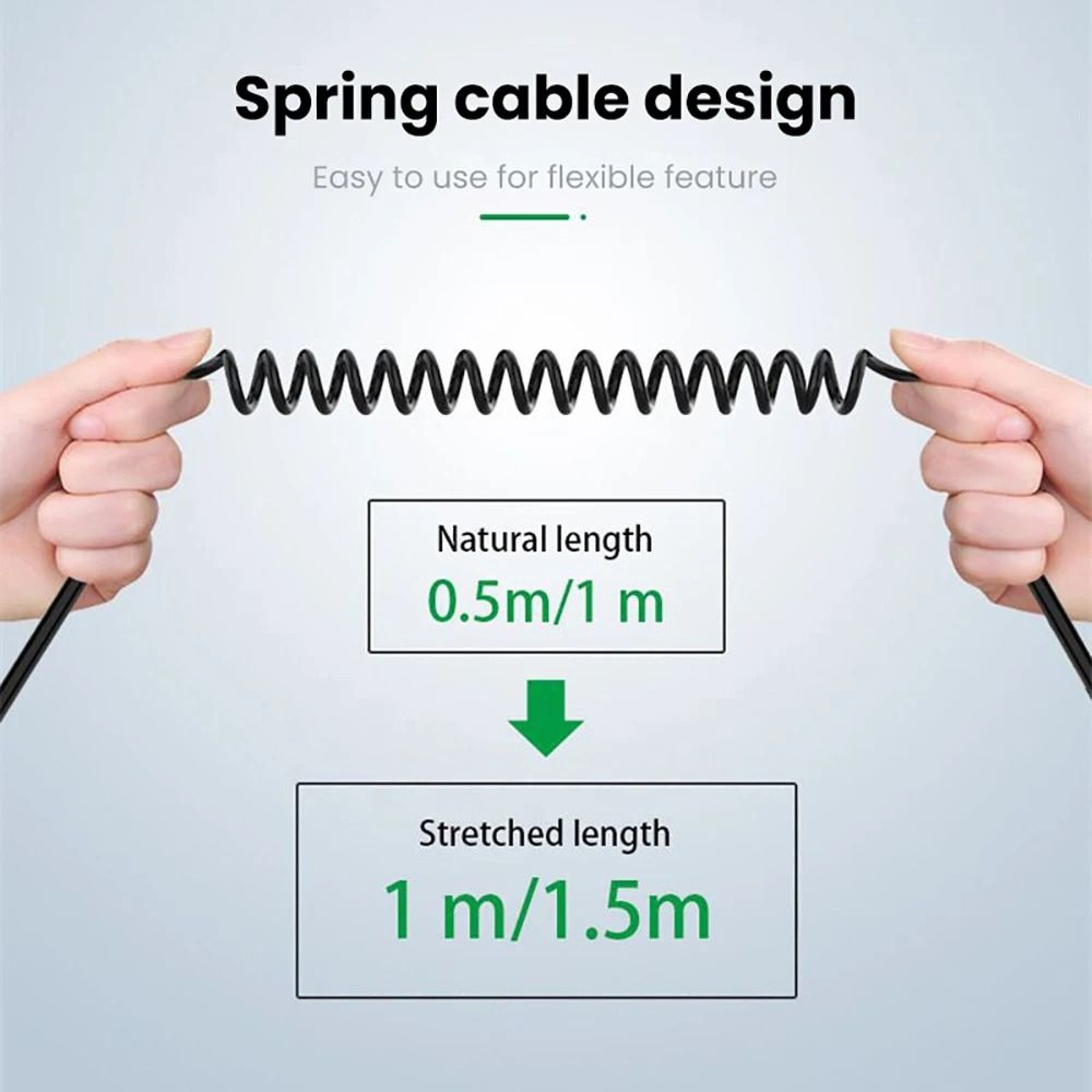 Retractable TypeC To 35mm Auxiliary Audio Cable 3