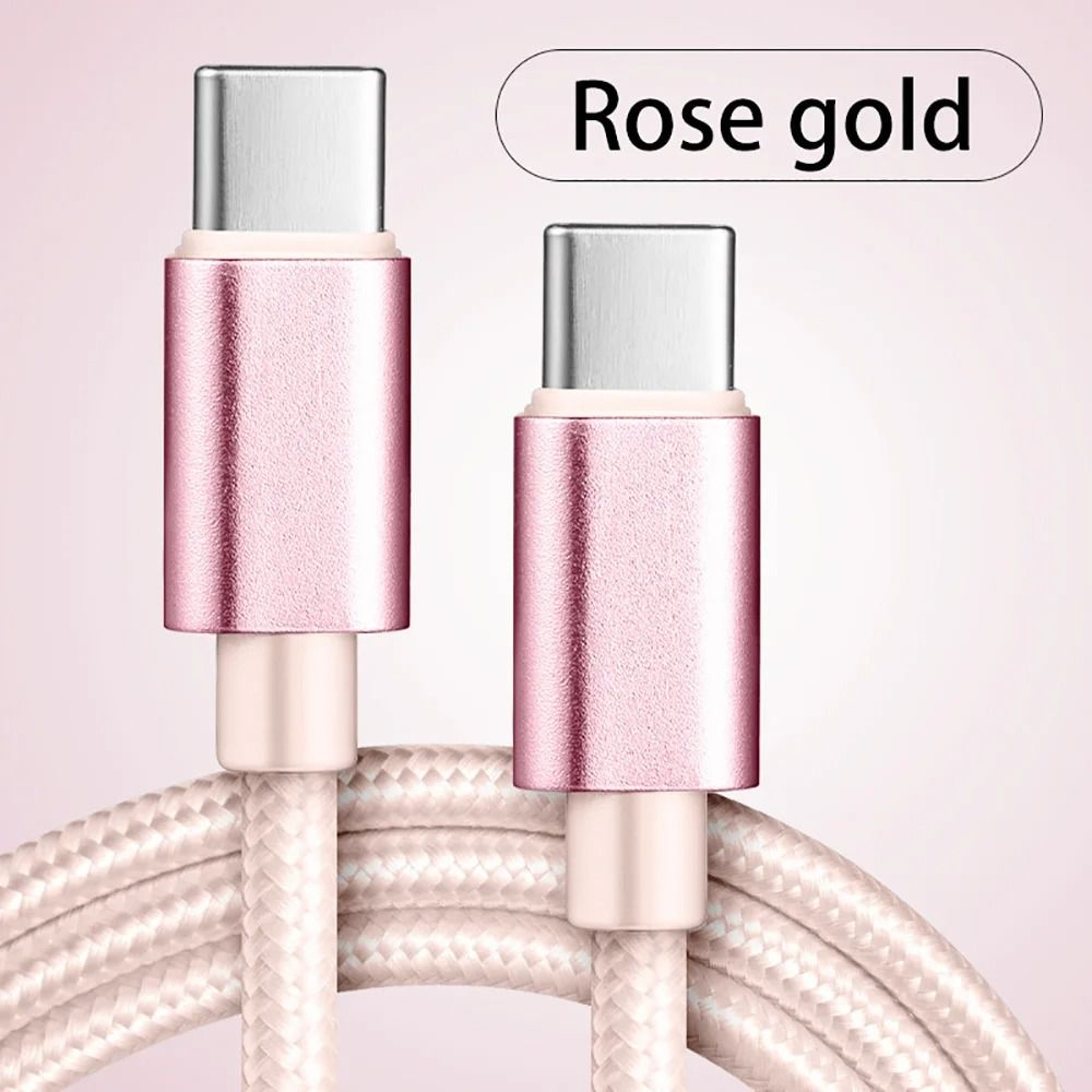 60W High Speed Power Delivery USB C To USB C Data Cable 10