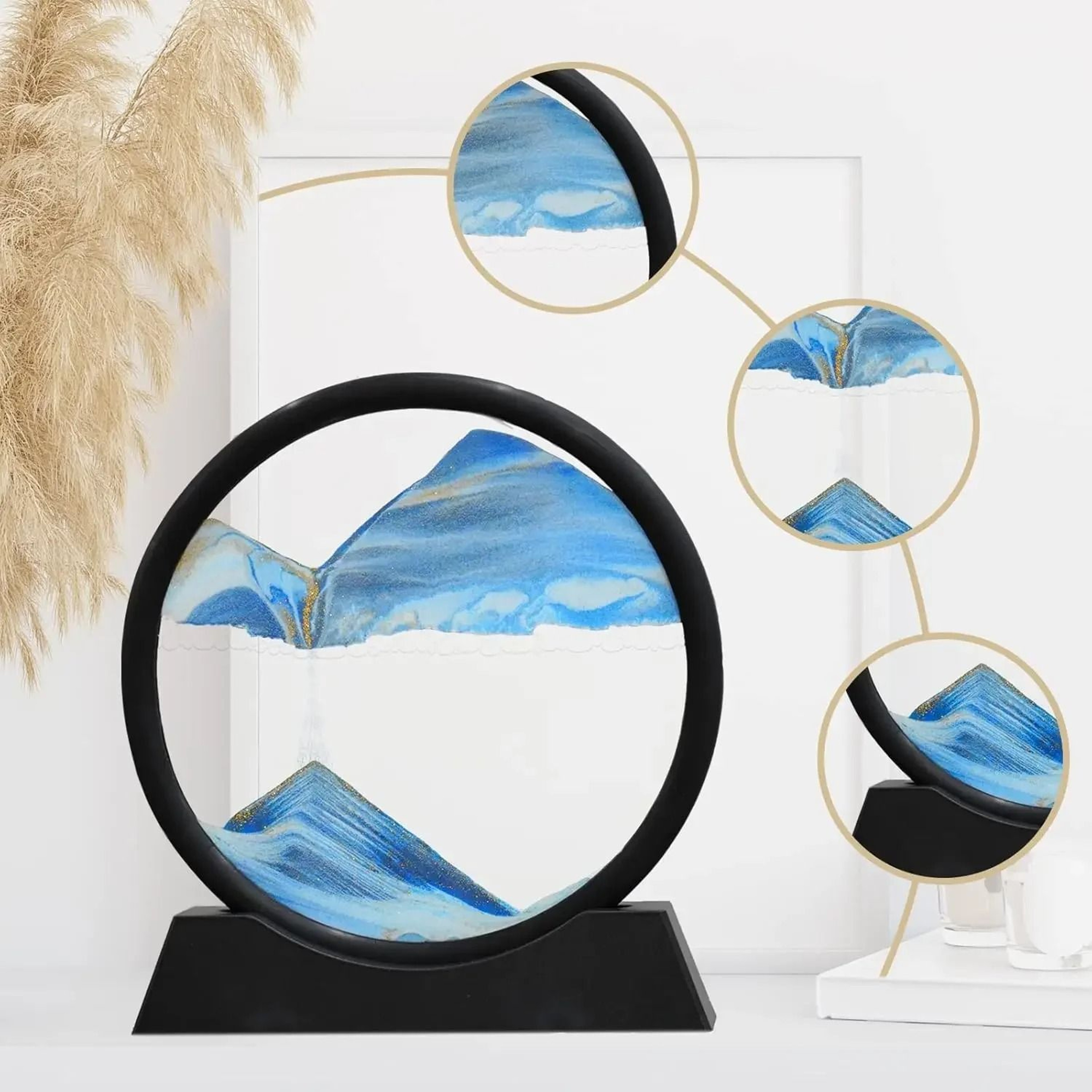 Captivating 3D Kinetic Sandscape  Rotating Quicksand Art 5