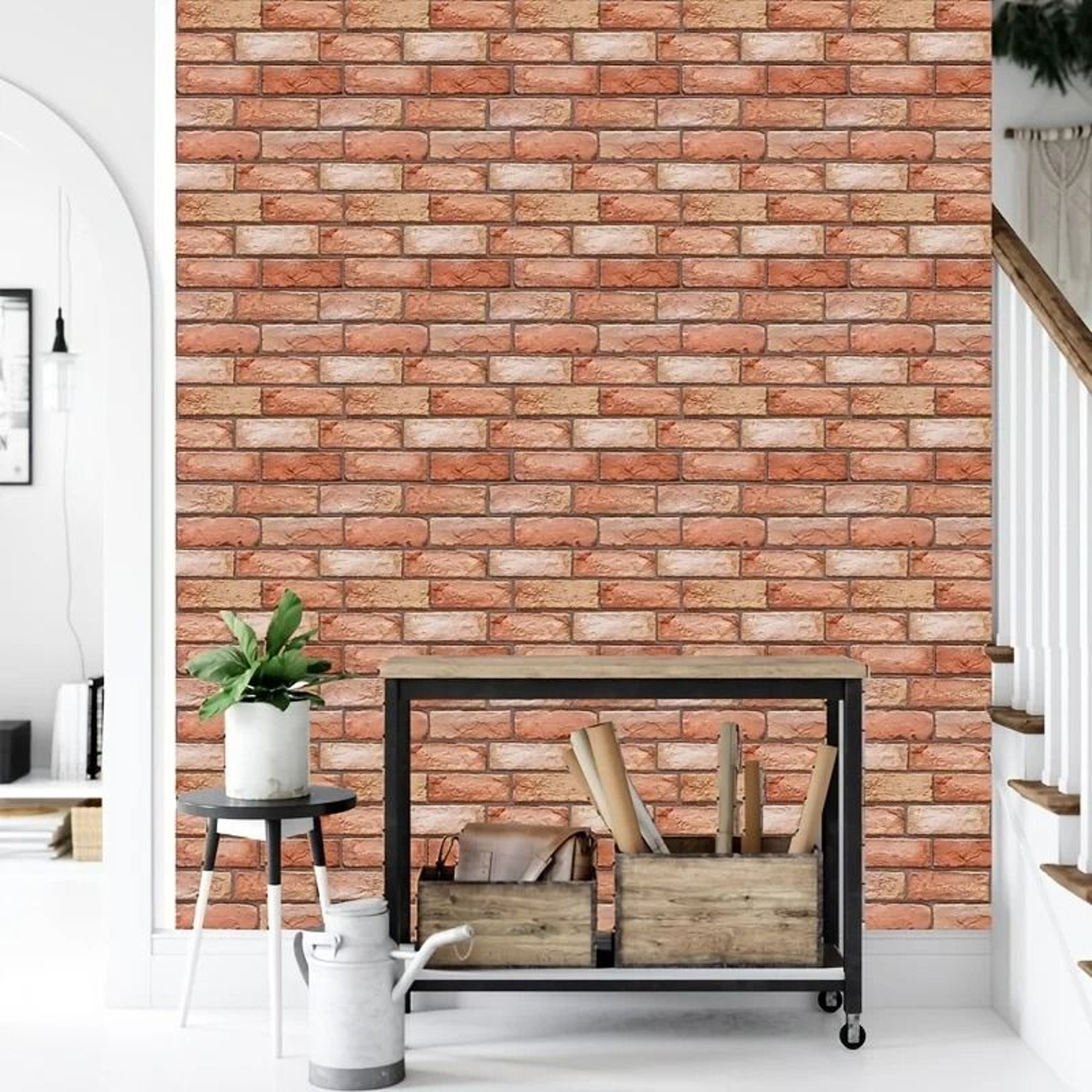 10Piece 3D SelfAdhesive Textured Wall Sticker Set 4
