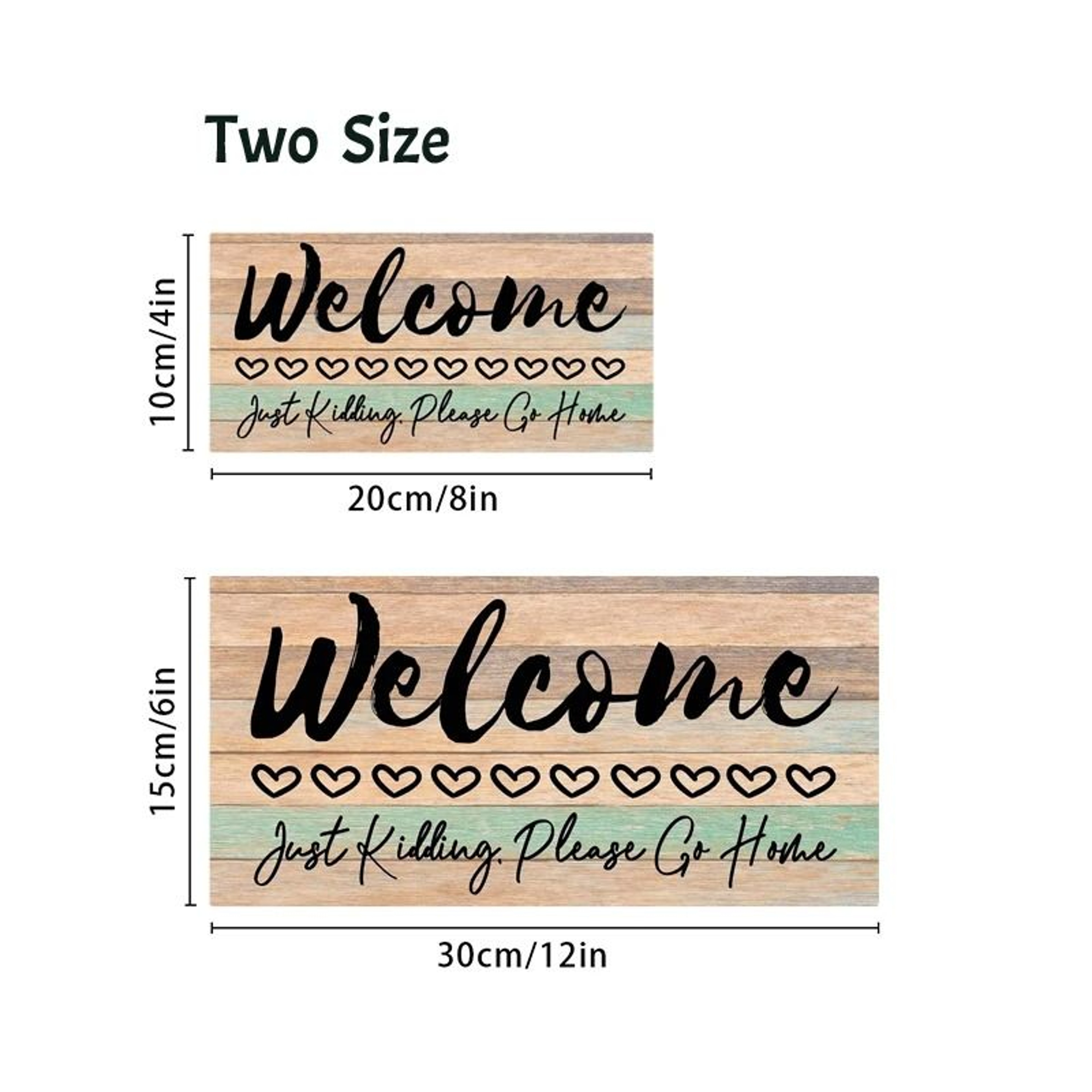 Rustic Farmhouse Welcome Wooden Wall Art Plaque 4