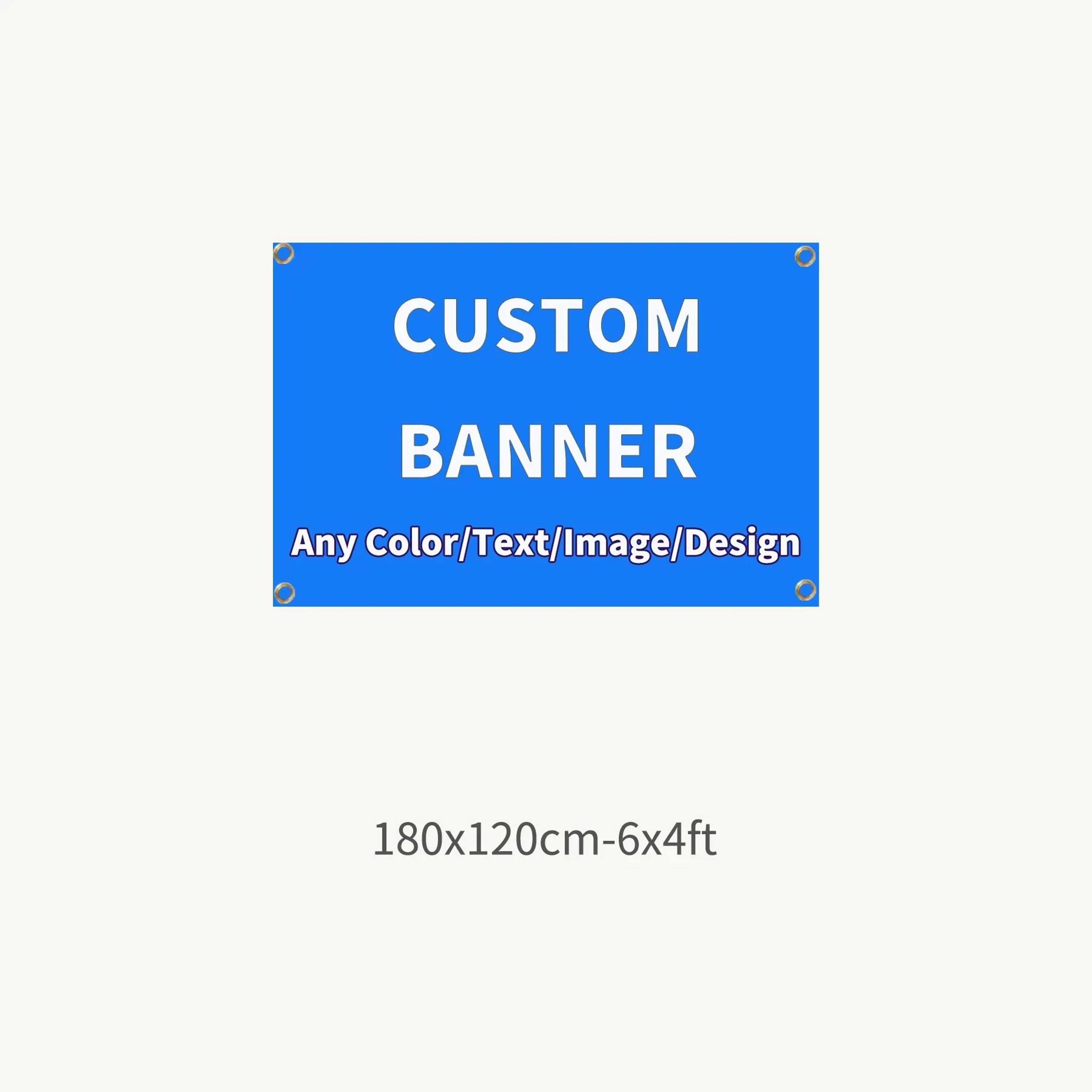 Fully Personalized Custom HighDefinition Polyester Banner 10