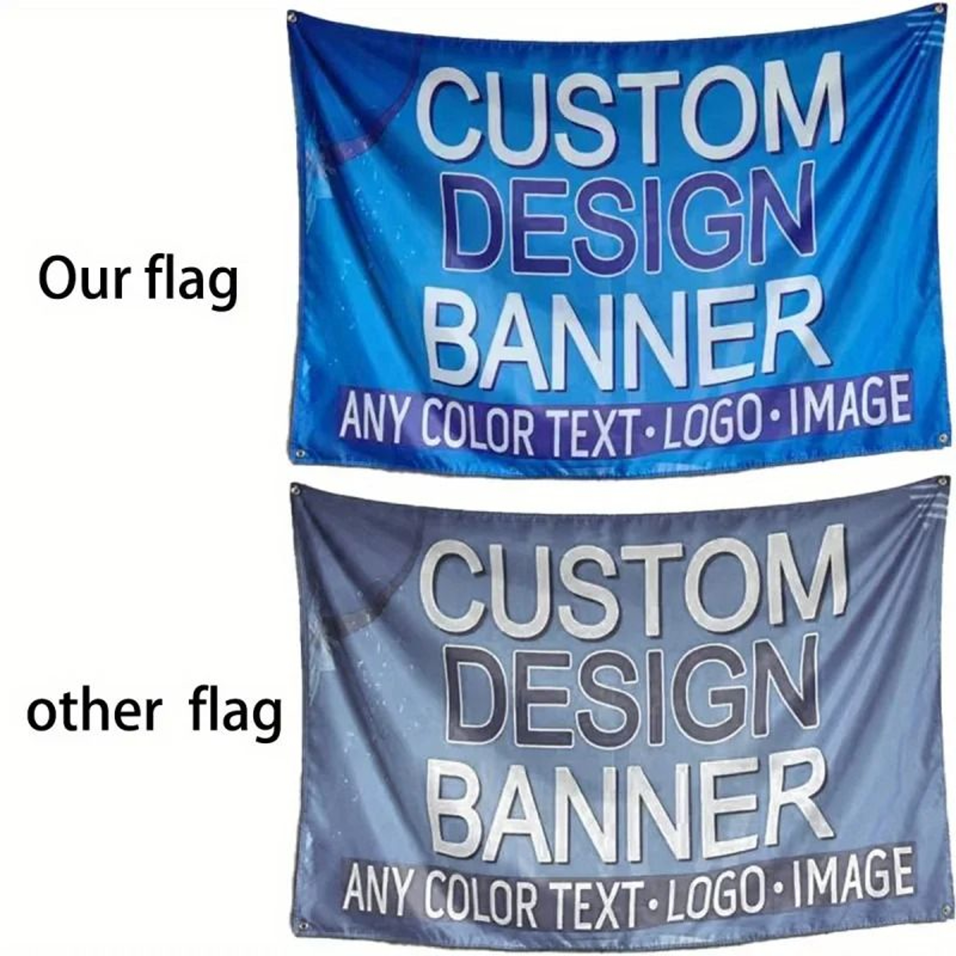Fully Personalized Custom HighDefinition Polyester Banner 4
