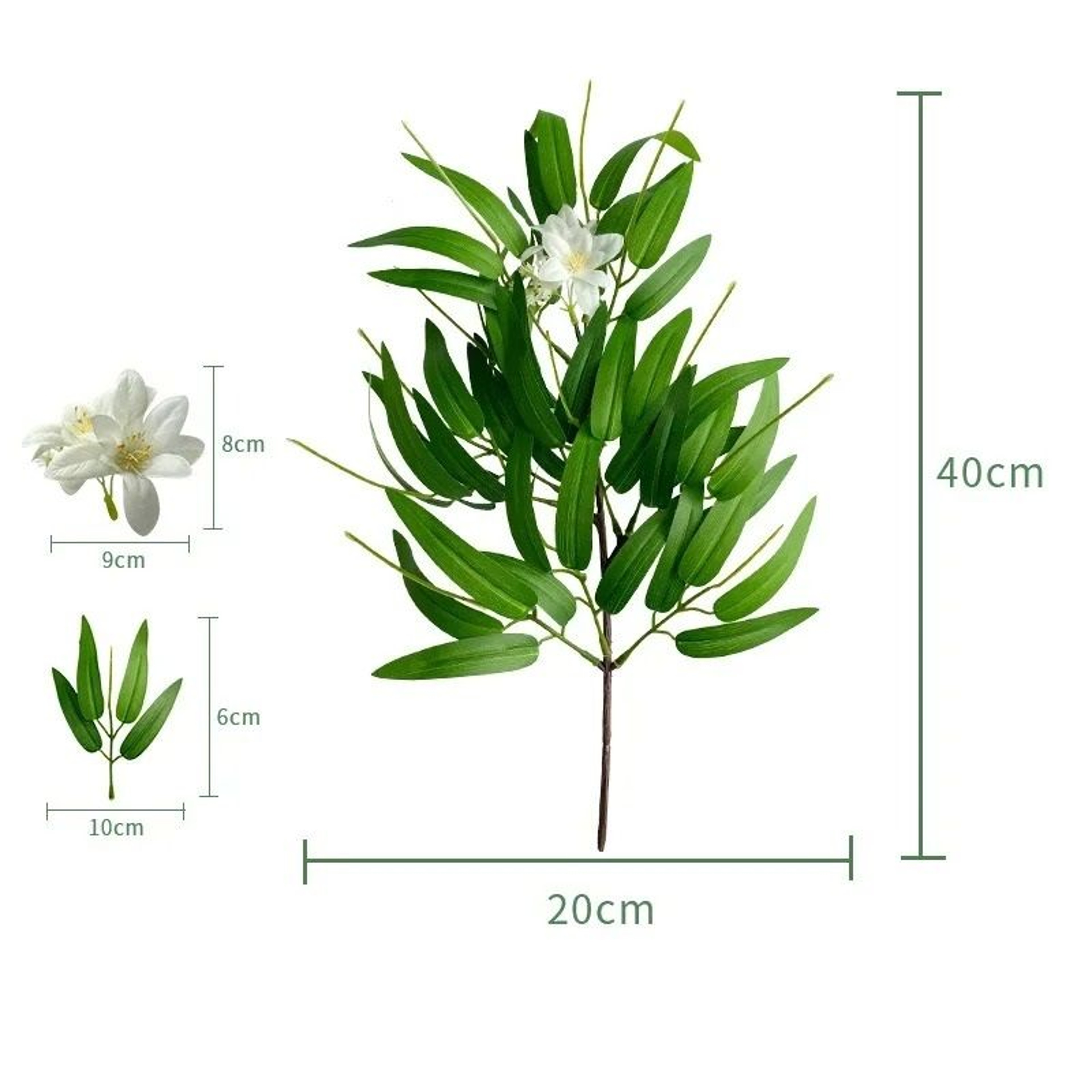 Silver Dollar Artificial Eucalyptus Greenery Stem 29