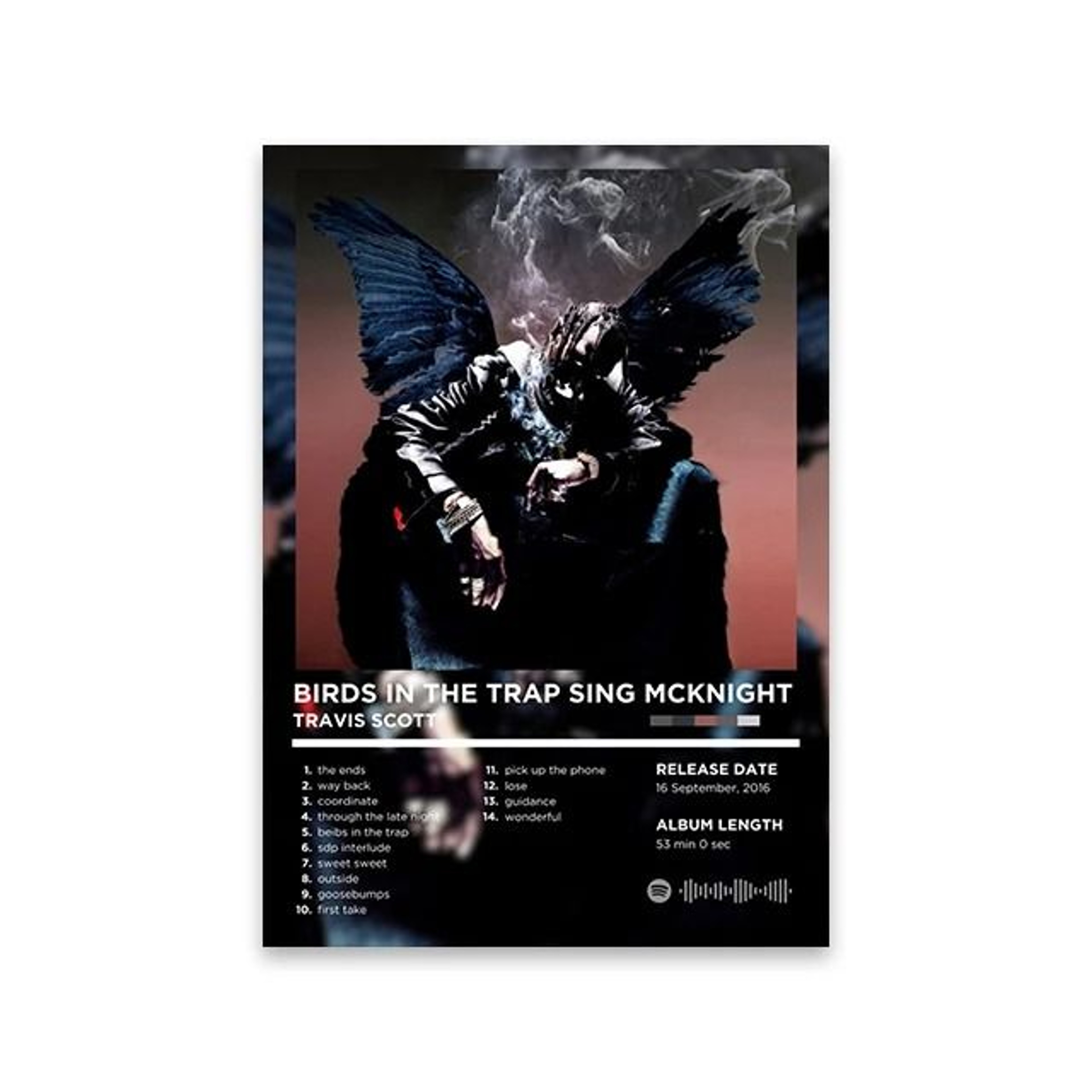 Modern HipHop Heritage Retro Album Art Print 19