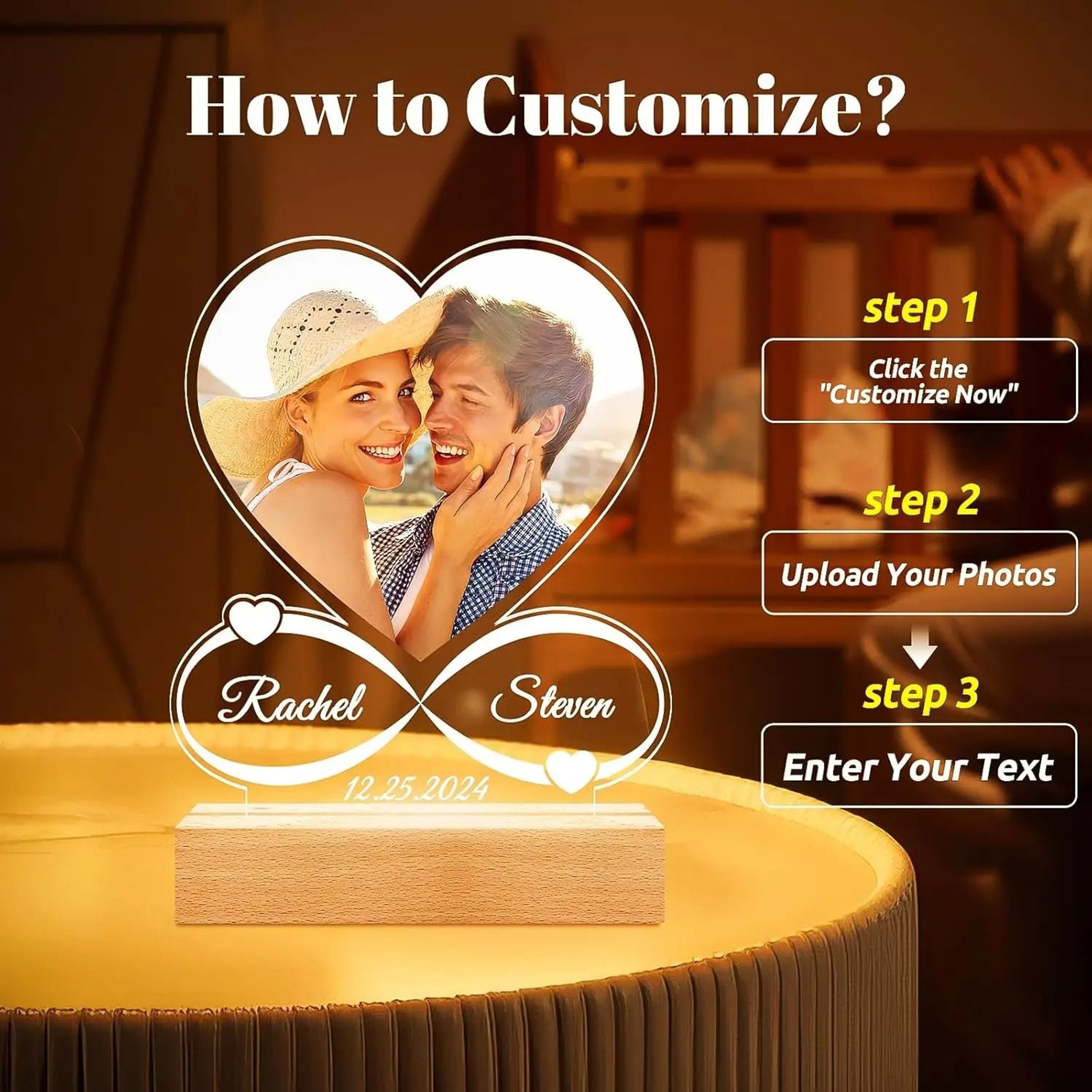 Customized Spotify Interactive Music Plaque  Photo Frame 9