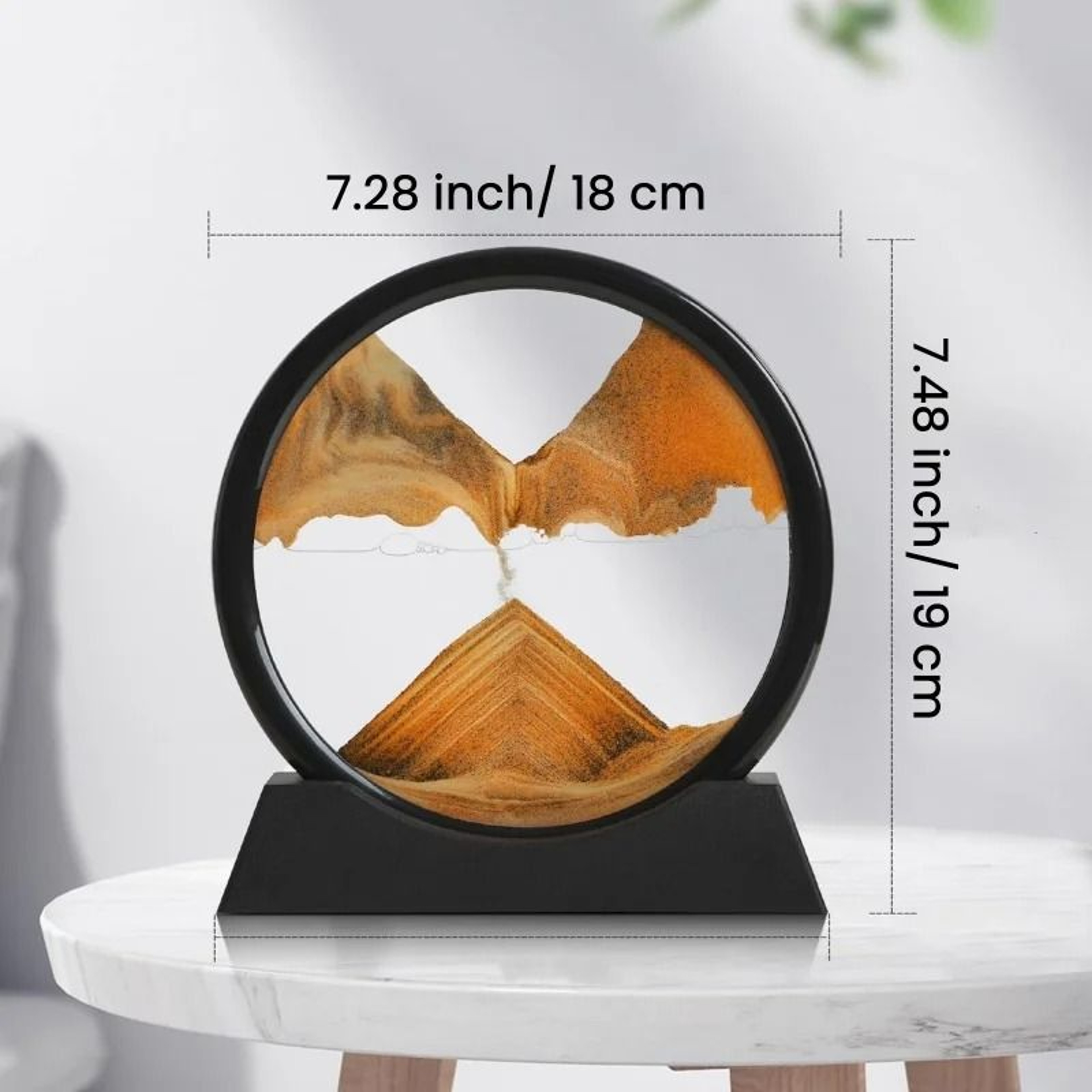 Deep Sea Moving Sand Art Hourglass Decoration 7