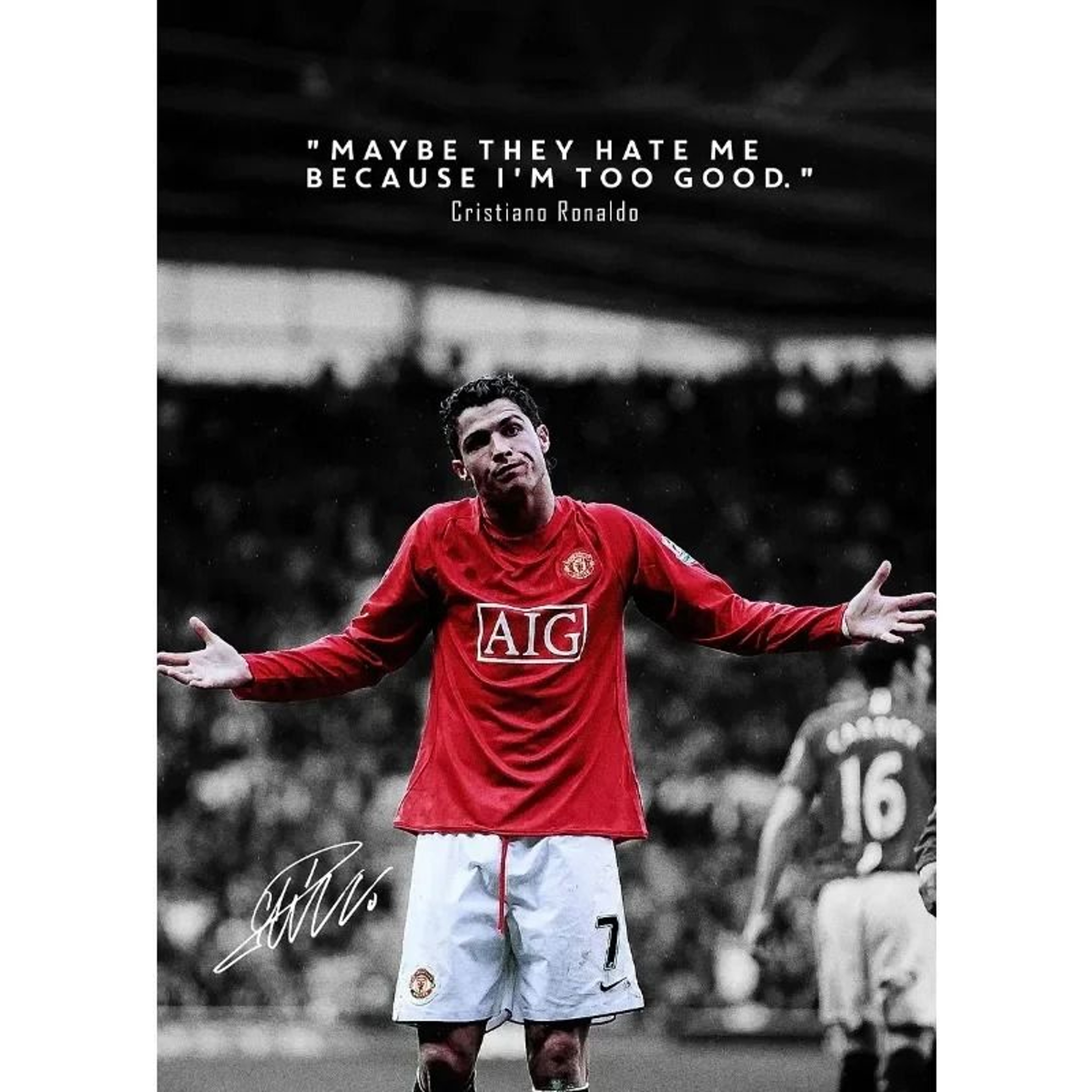 Contemporary Athletic Heritage Football Portrait Canvas Art 10
