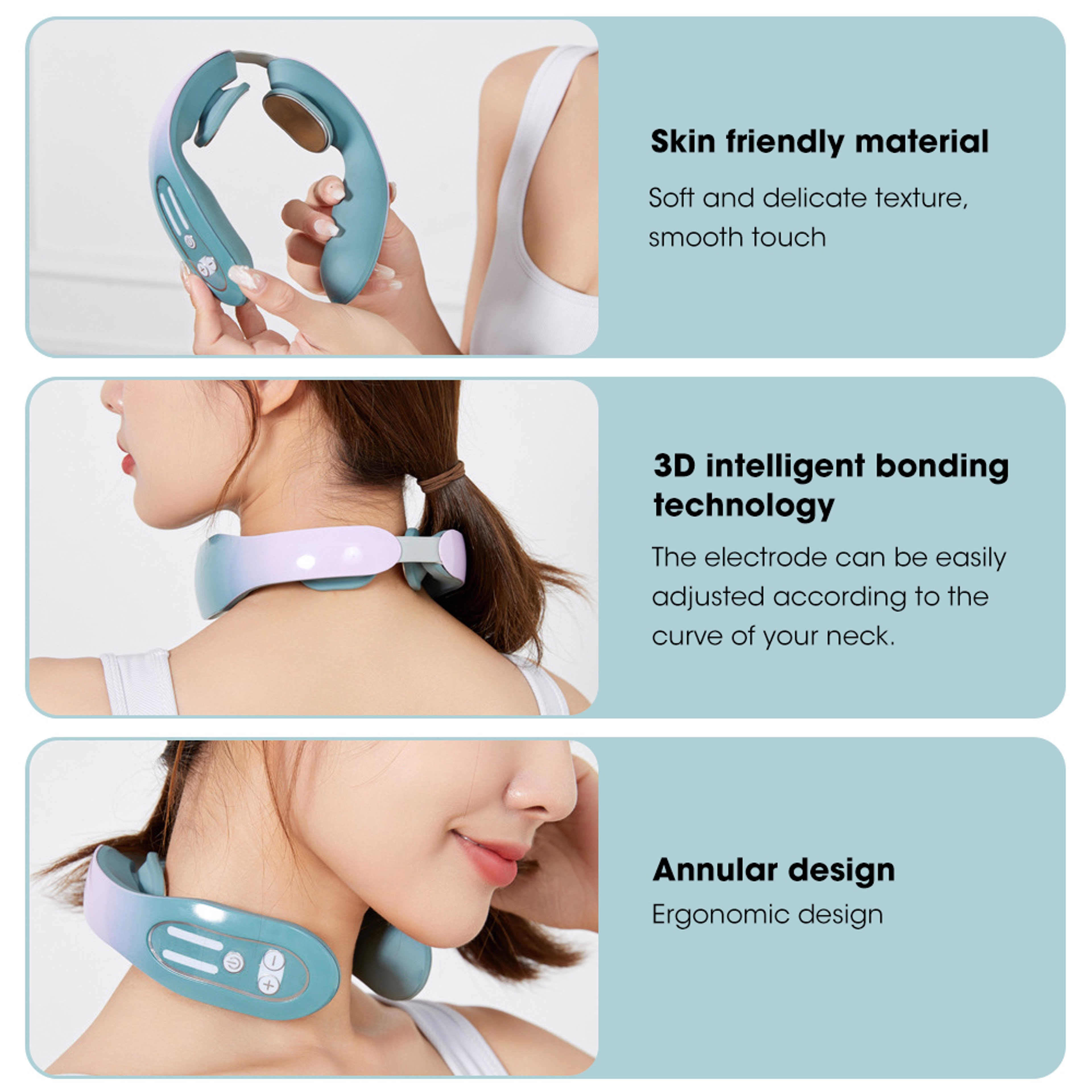 EMS Neck Acupoints Lymphvity Massager Device 3