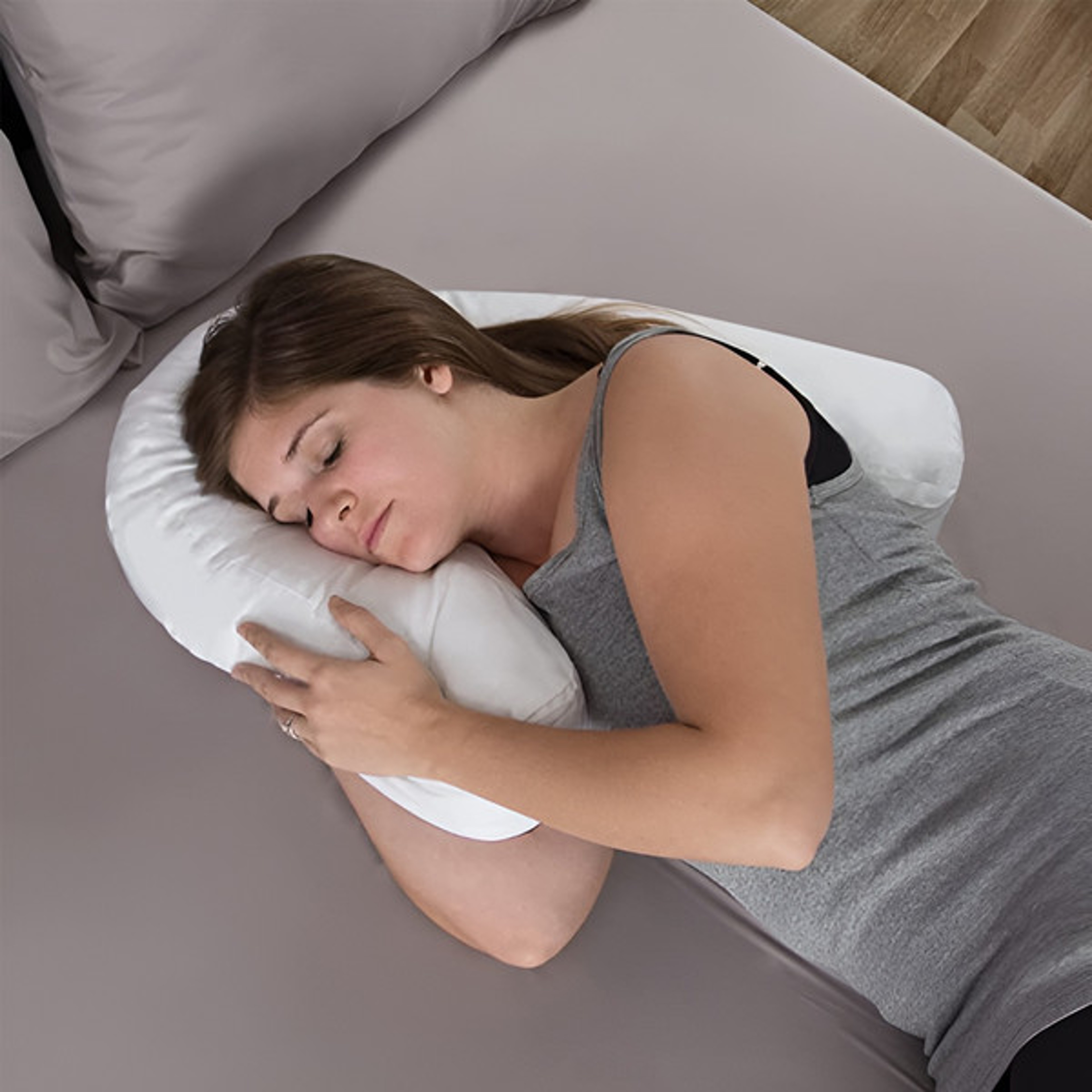 Ultimate Comfort - Orthopedic Side Sleeper Pillow with Ear Hole, Perfect for Fibromyalgia & Arthritis Relief 1