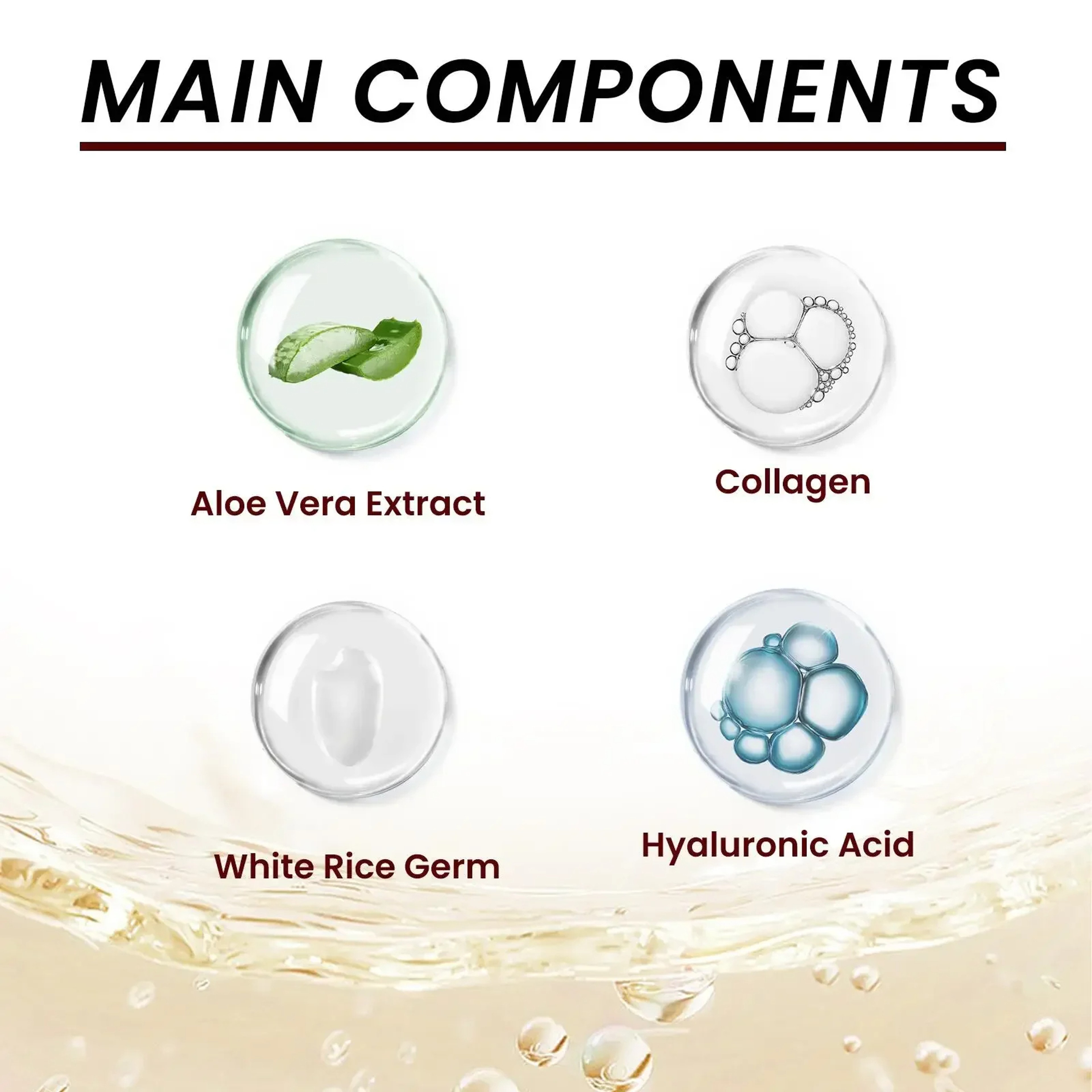 White Rice Face Whitening Cream  Remove Dark Spots Fade Freckles Moisturizing Anti Wrinkle Aging Sk