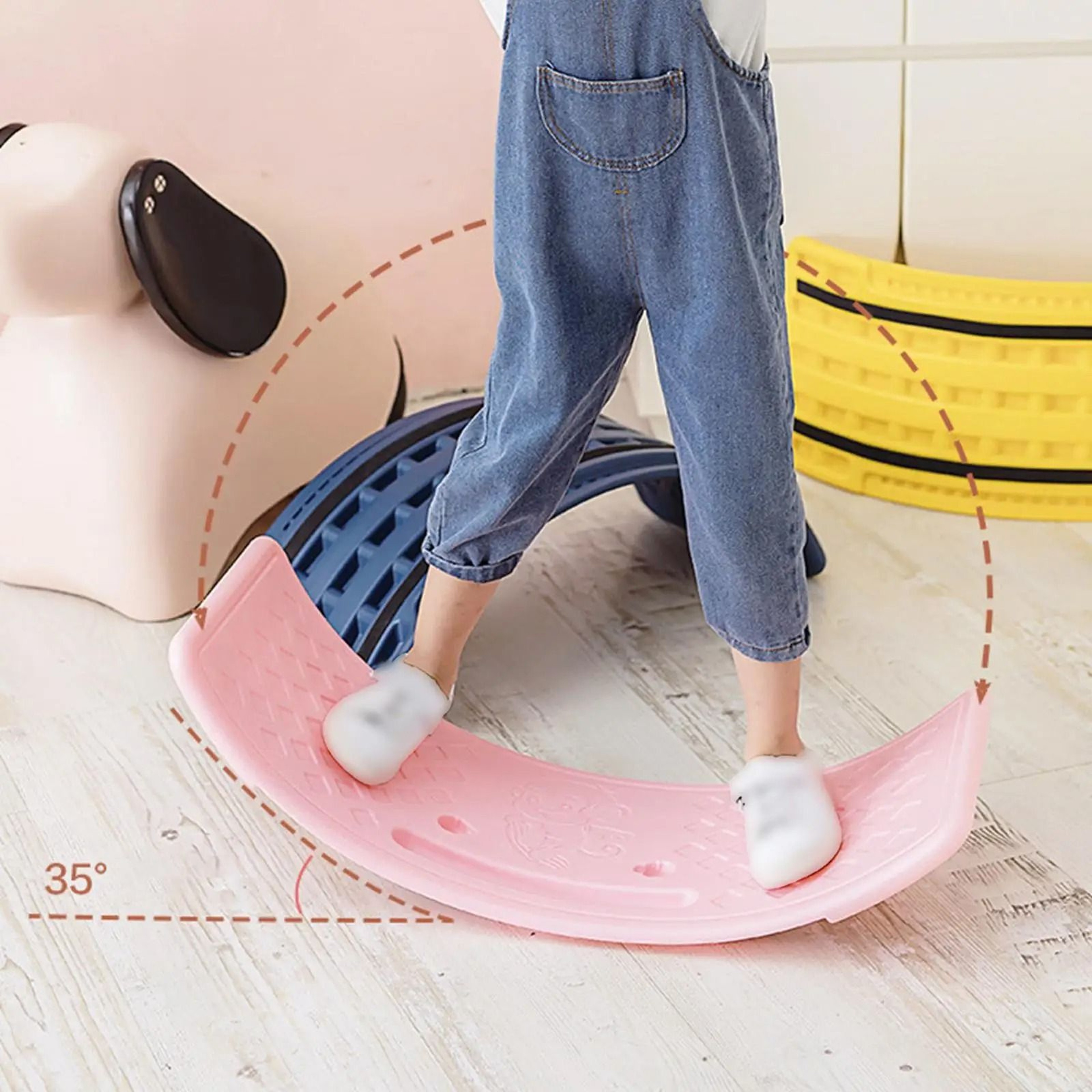 NonSlip Balance Board for Home Workouts