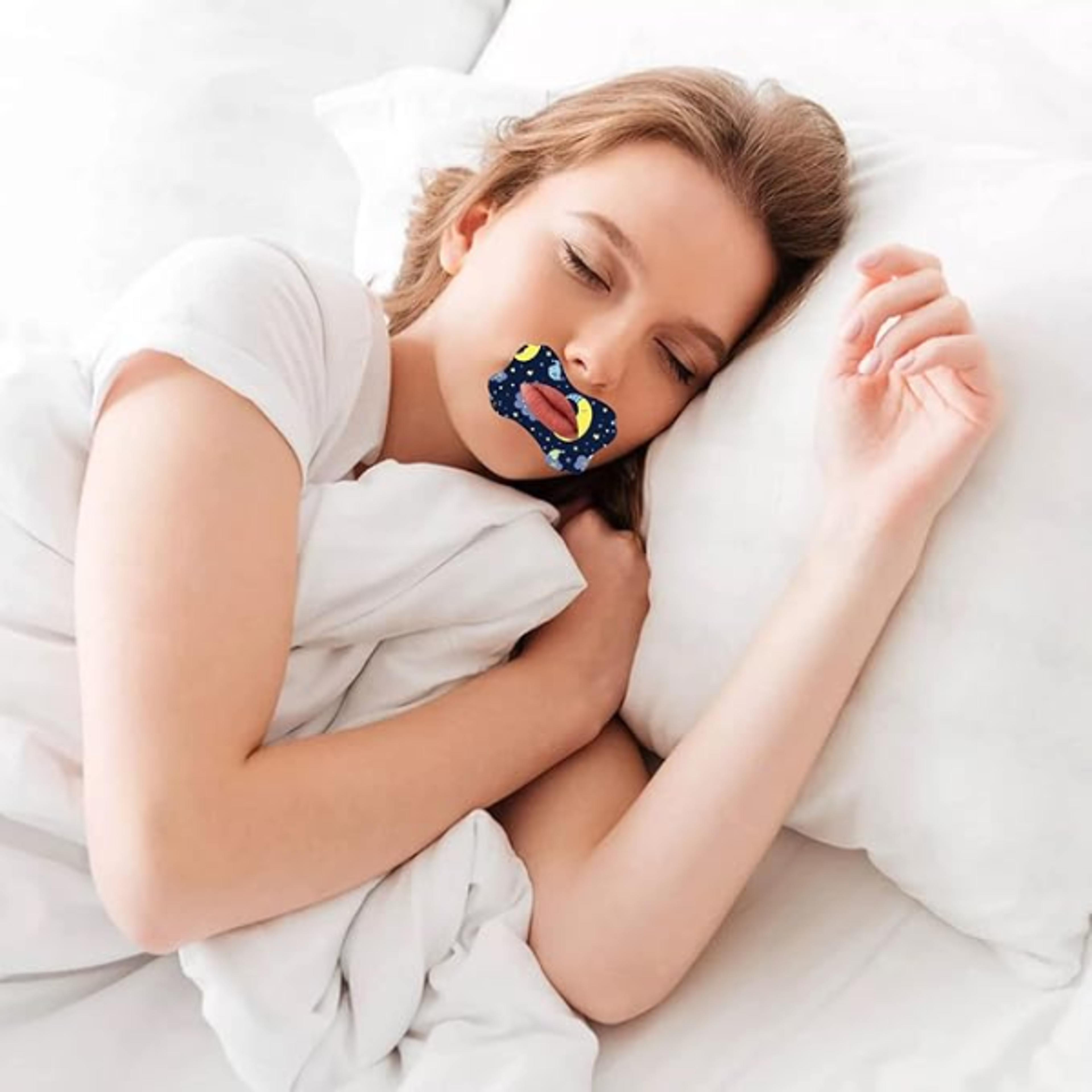 Anti Snoring Mouth Patch For Adults  Children Sleep Breathing Orthosis Tape To Stop Snoring  Improv