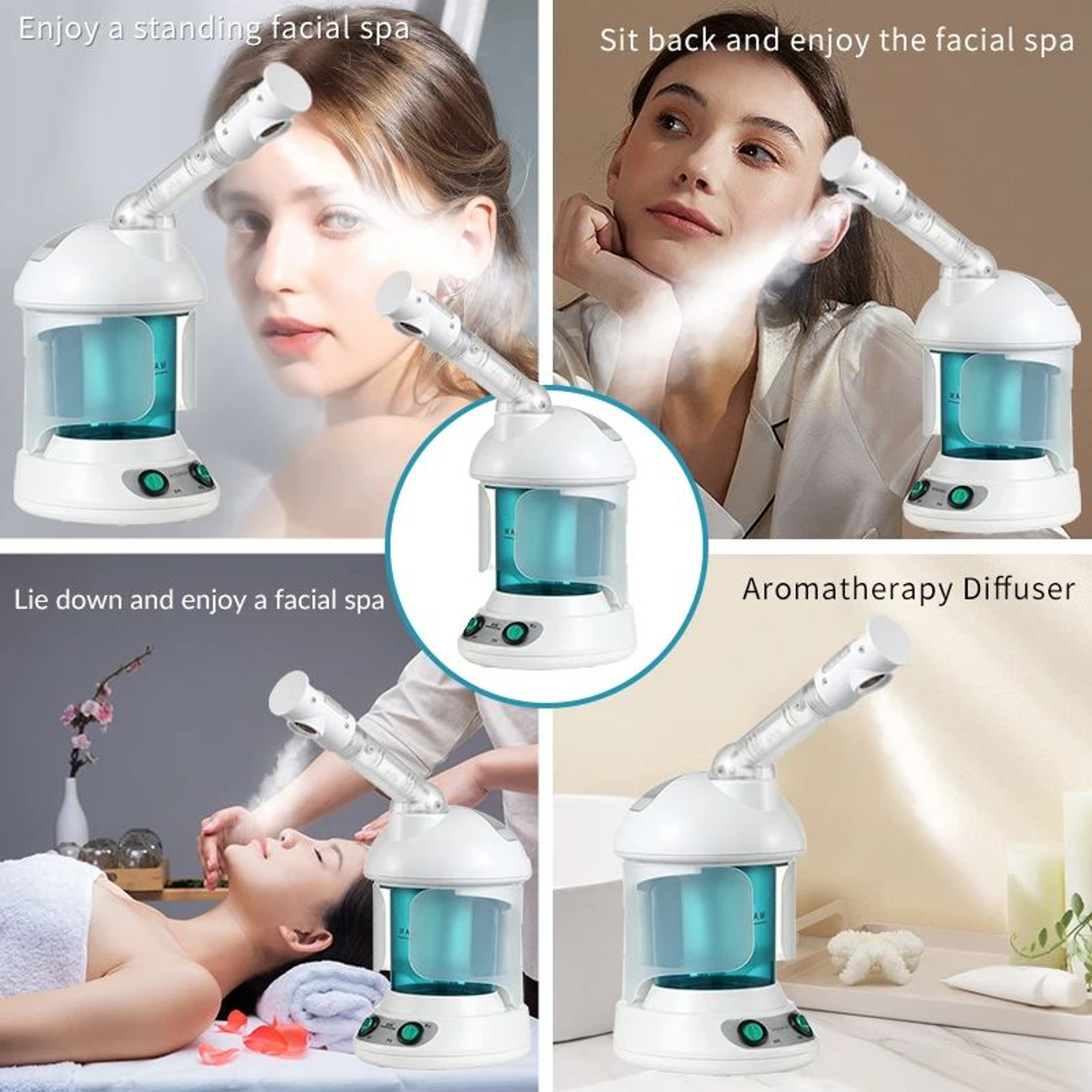 Portable Ionic Facial Steamer Professional Face Mist Spray For Deep Cleansing  Ozone Treatment 4