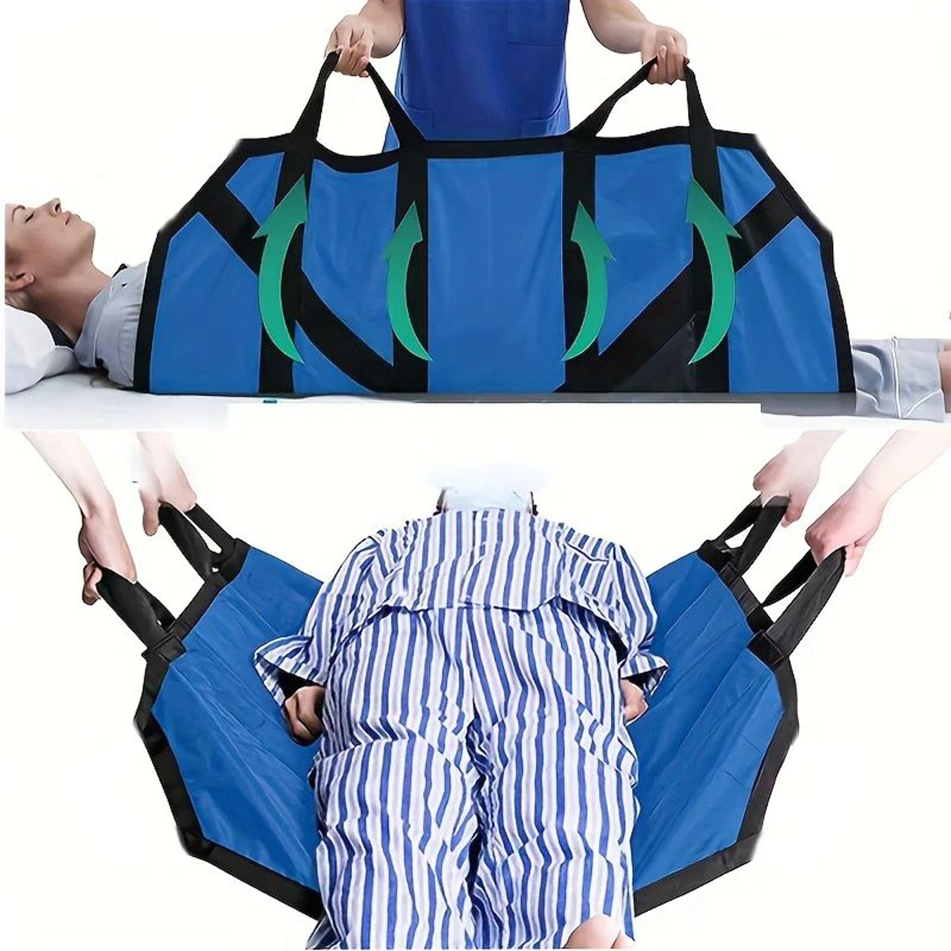 Multipurpose Waterproof Bed Positioning Pad Caregiver Transfer Sheet for Elderly  Disabled