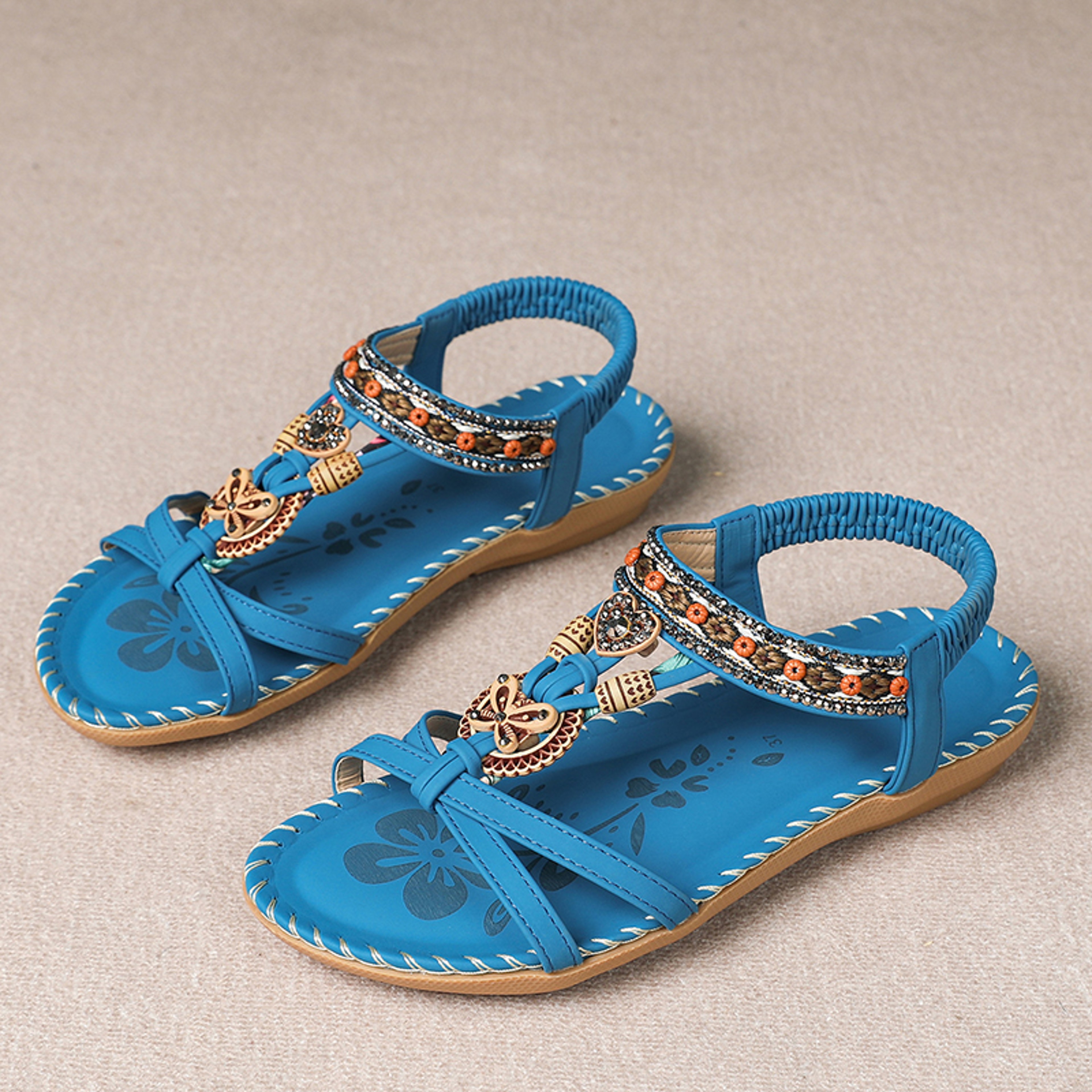 Womens Summer Sandals Casual Walking Shoes For Beach  Party Comfortable Outdoor Footwear 20