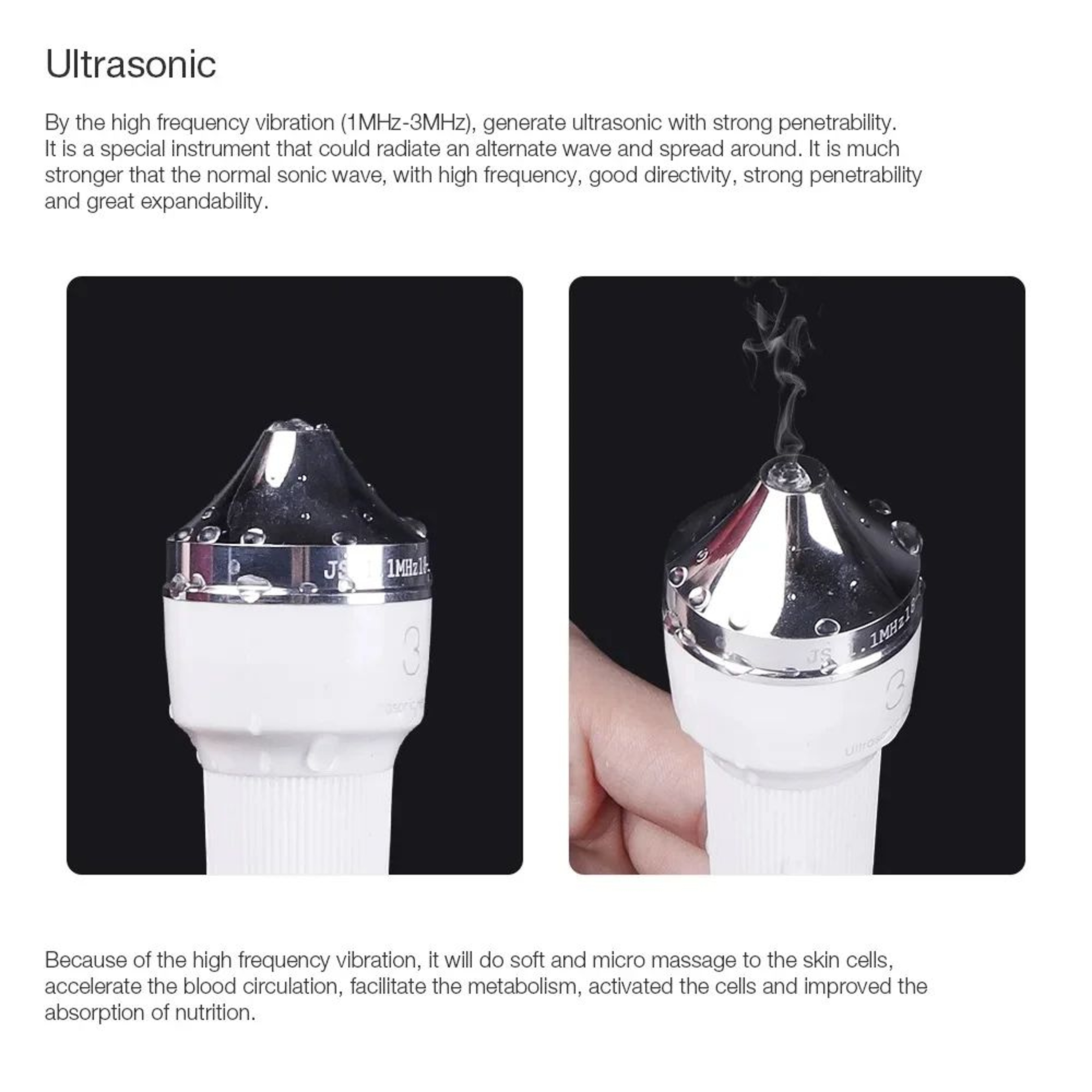 Ultrasonic Women Skin Care Whitening Machine High Frequency Facial Device For Freckle Removal AntiA 1