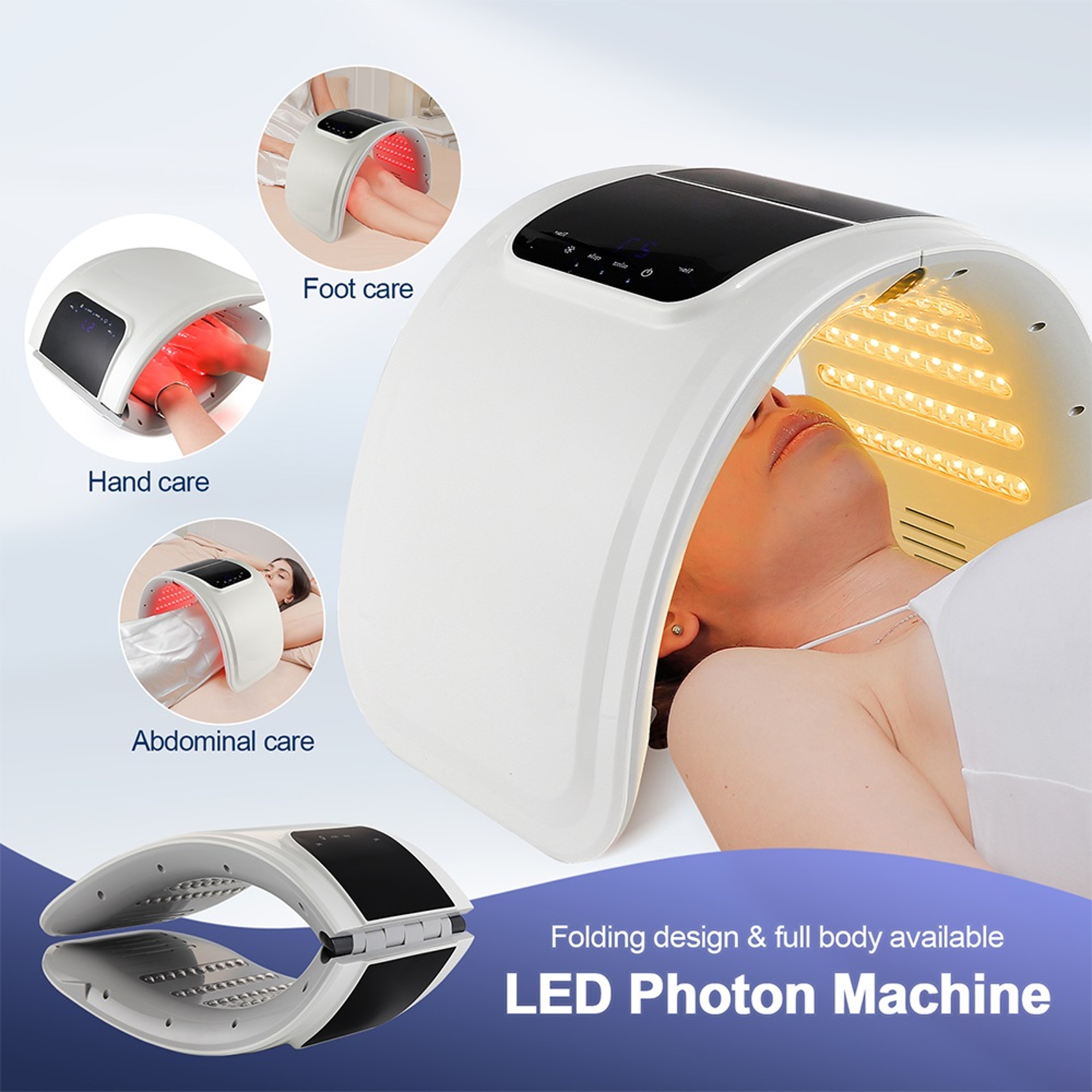 Professional 7 Colors PDT LED Mask Facial Red Light Therapy Skin Rejuvenation Device  Face Lift Wri 0