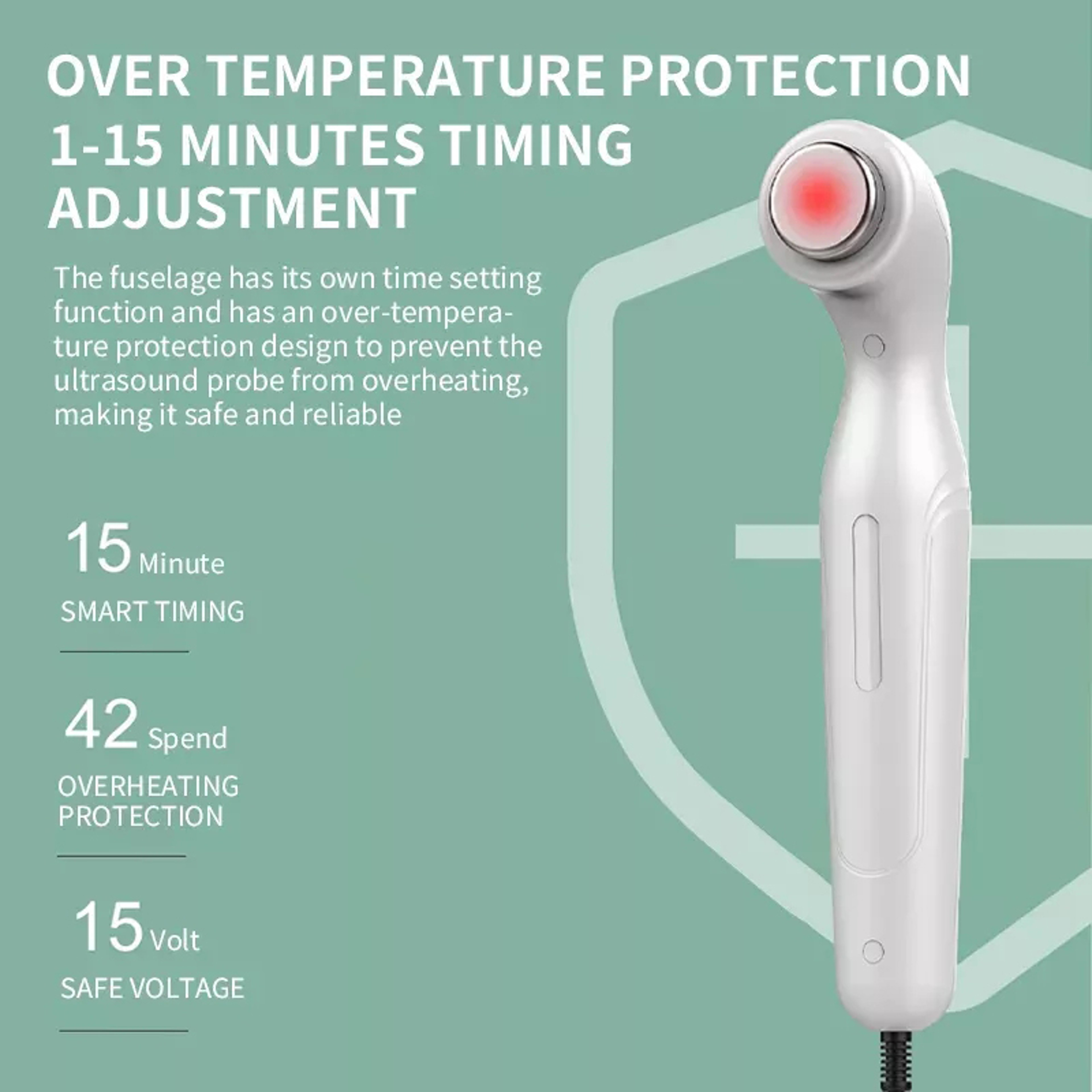 Portable Pain Relief Device & Therapeutic Physiotherapy Equipment, Ultrasound Machine for Arthritis & Physical Therapy – view 3