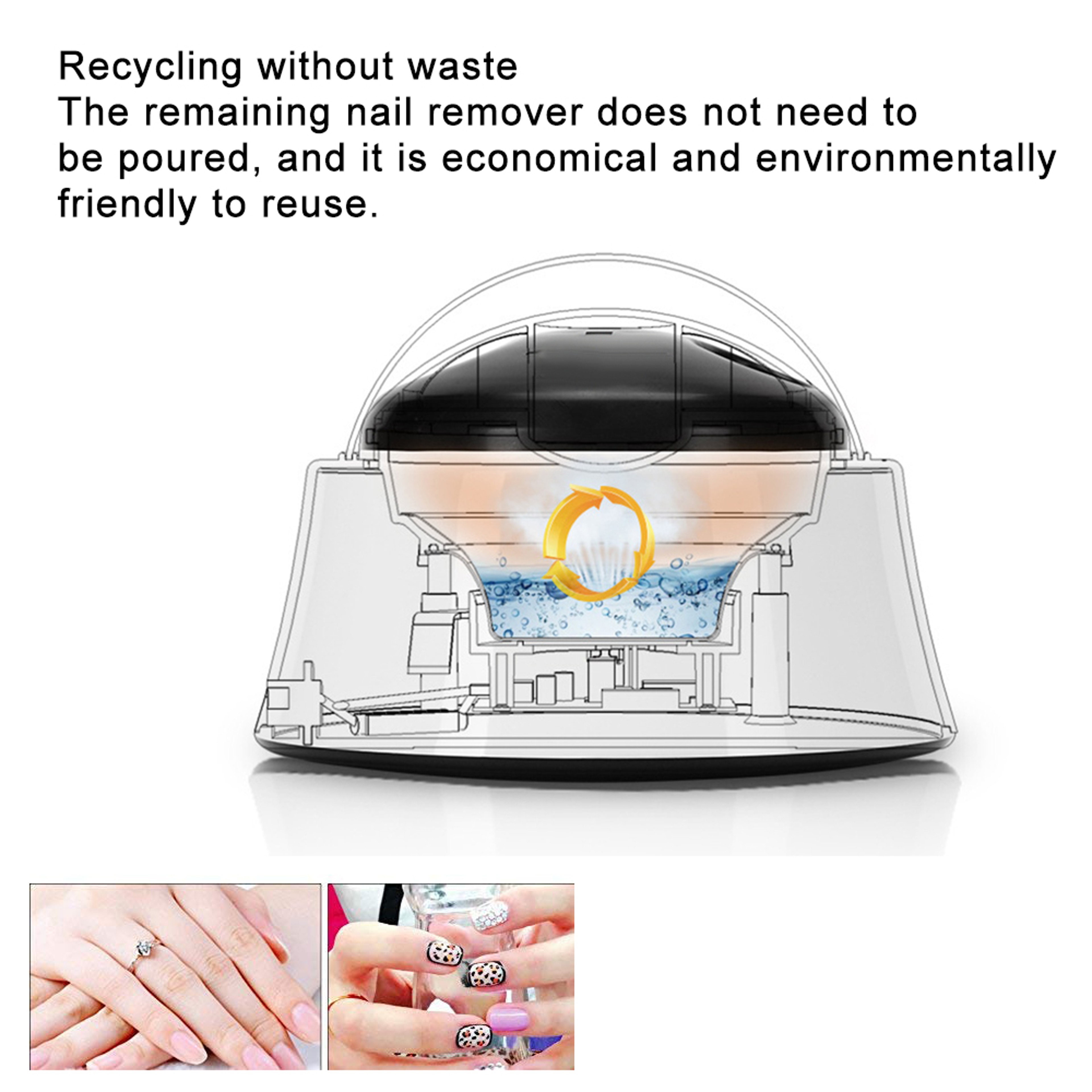 Steam Gel Nail Polish Remover Gel Polishing Remover Electric Nail Enhancement Tool Ideal For Nail S 2