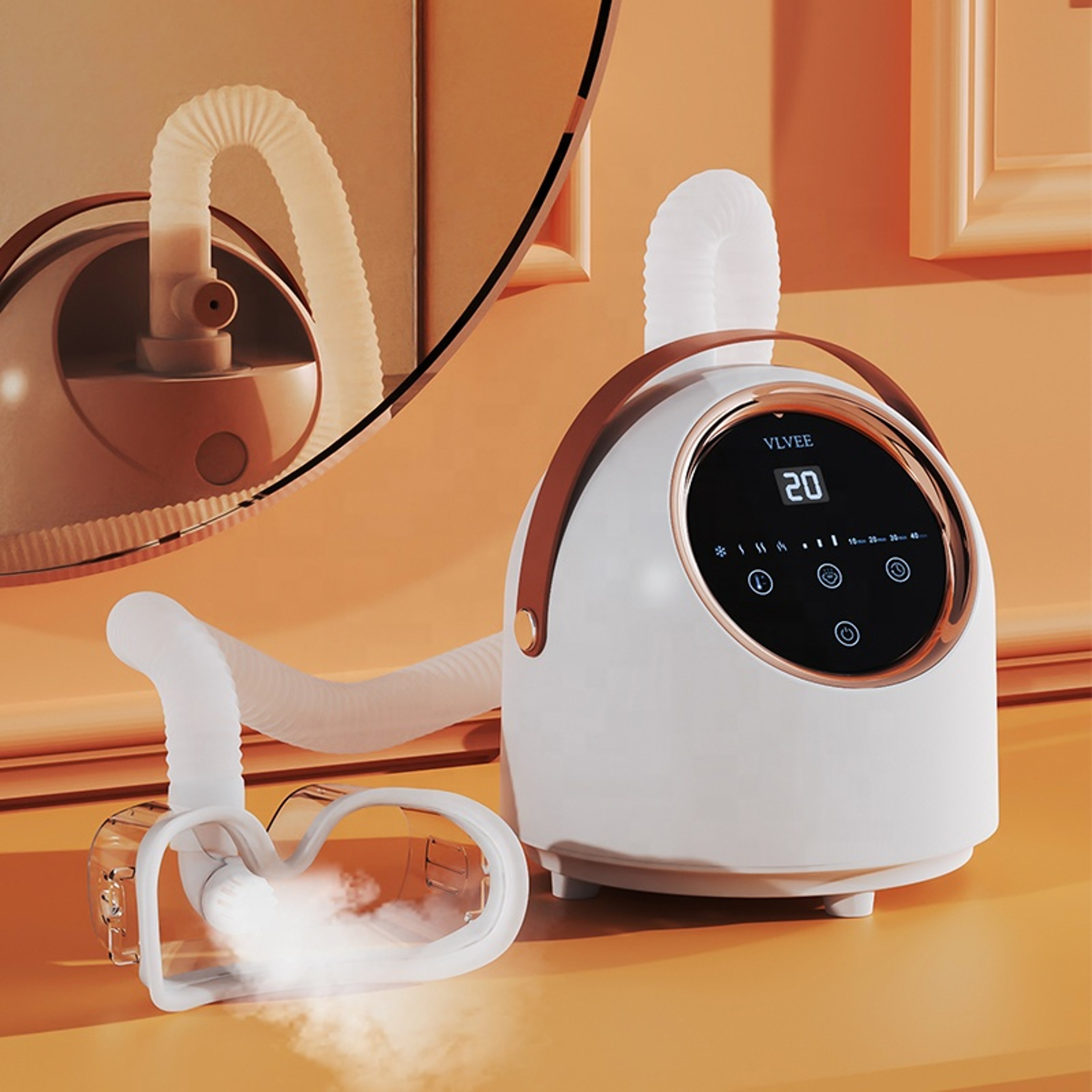 Eye Massage Atomization SPA Instrument Hot  Cold Spray Fumigation Heating Compress For Eye Dryness