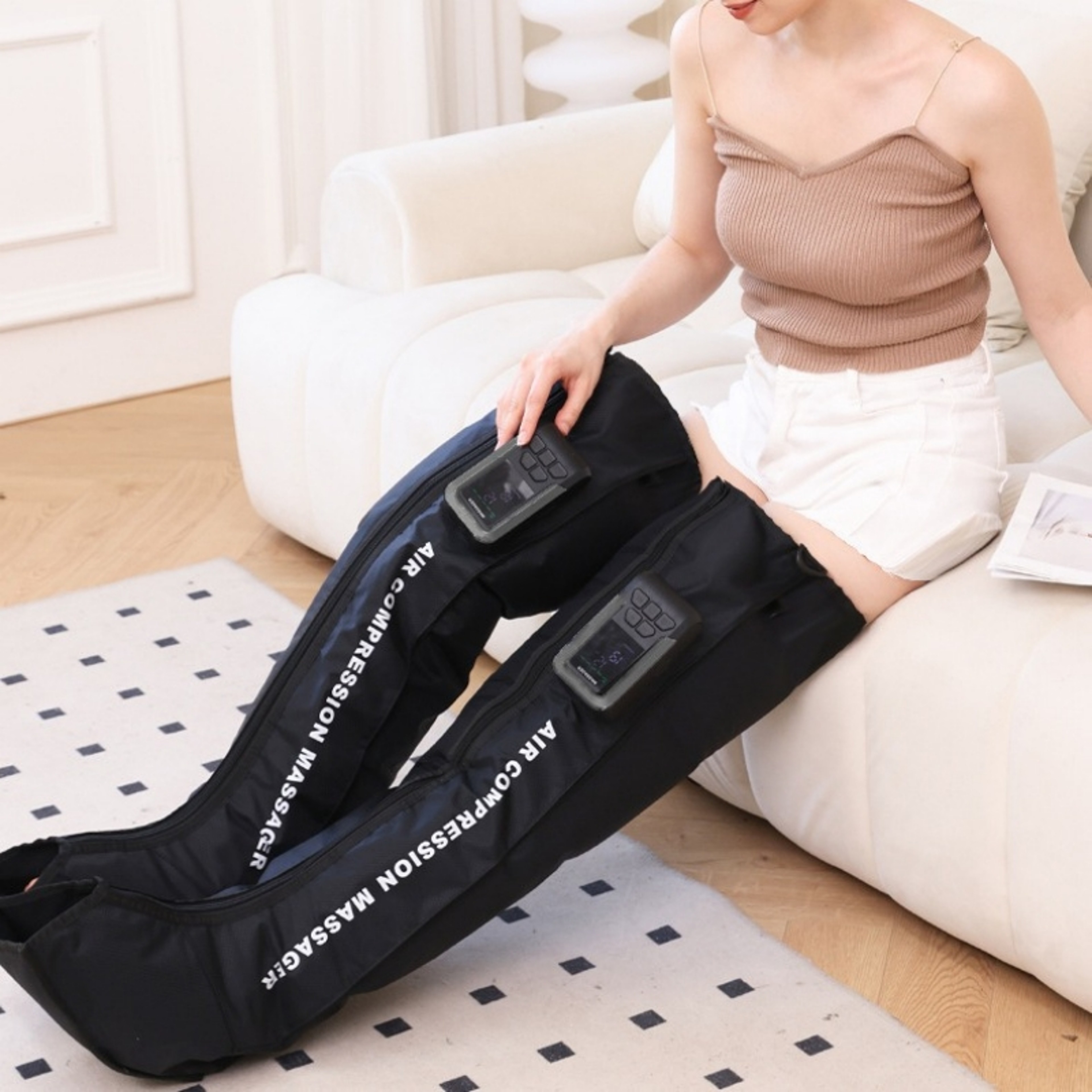 Professional Air Compression Leg Massager 360 3D Airbag Boots Improve Circulation  Relieve Fatigue 0