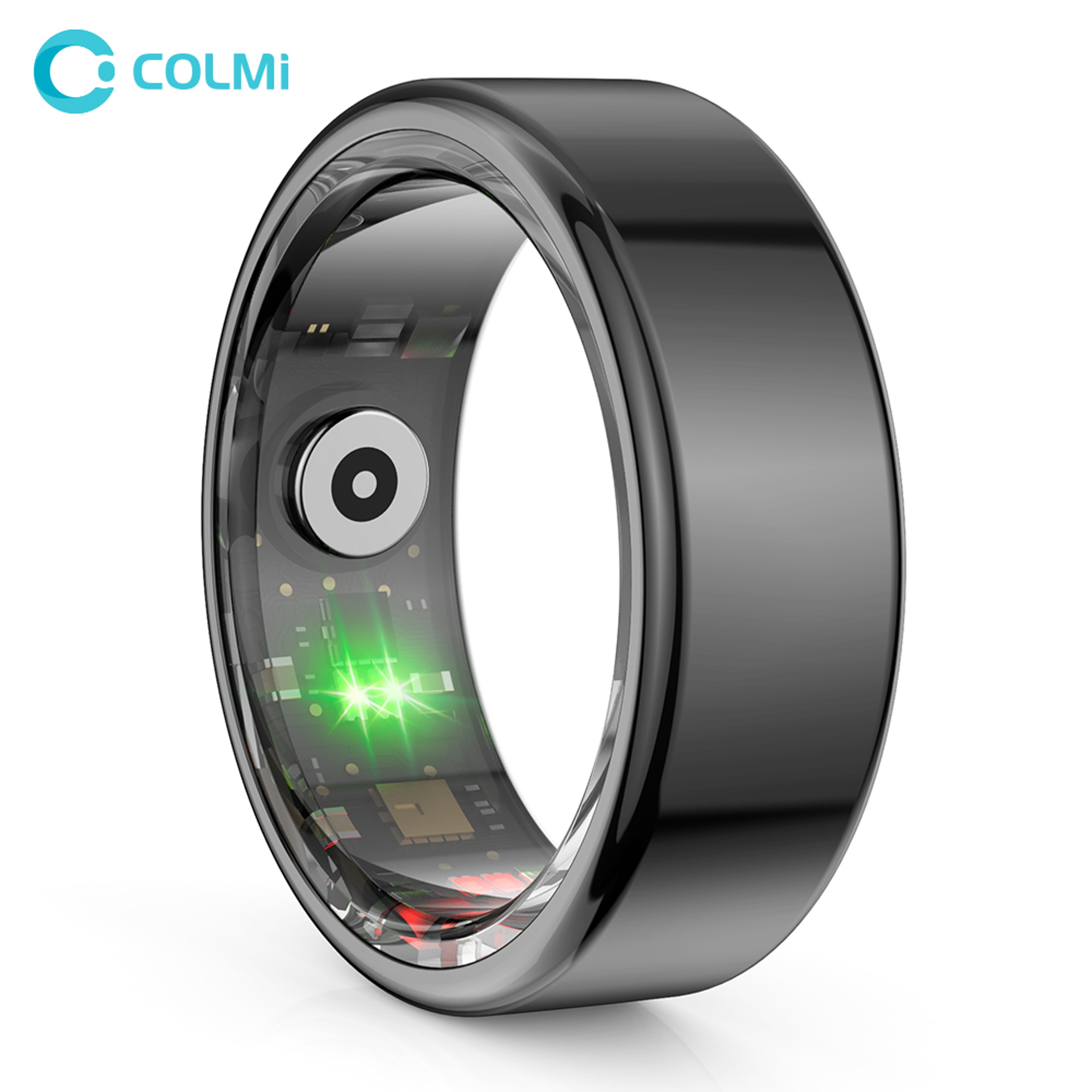 Smart Ring Military Grade Titanium Steel Shell, Health Monitoring IP68 & 3ATM, Waterproof Multi Sport Modes – view 1