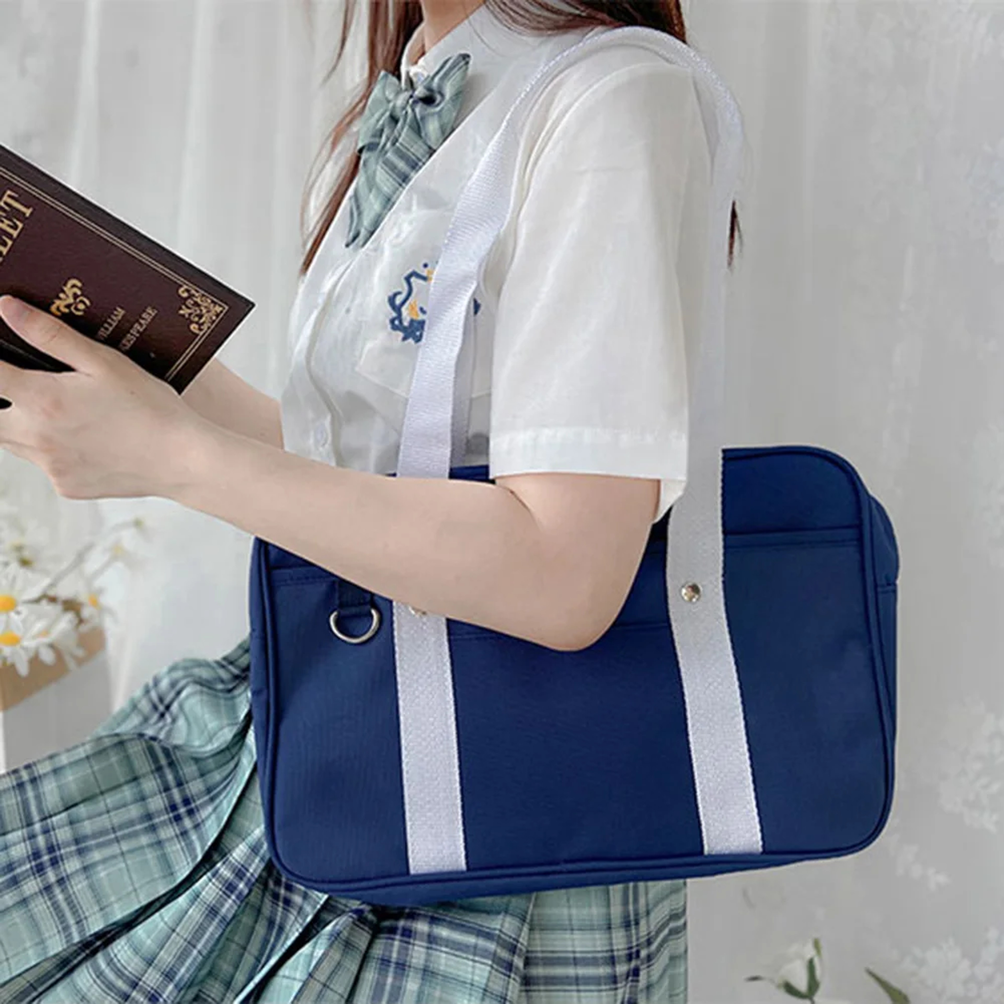 Commuter Bag, College Student Bags, School Bag, Briefcase Anime Cosplay, Messenger Handbags, Costume Shoulder Tote Bags – view 3