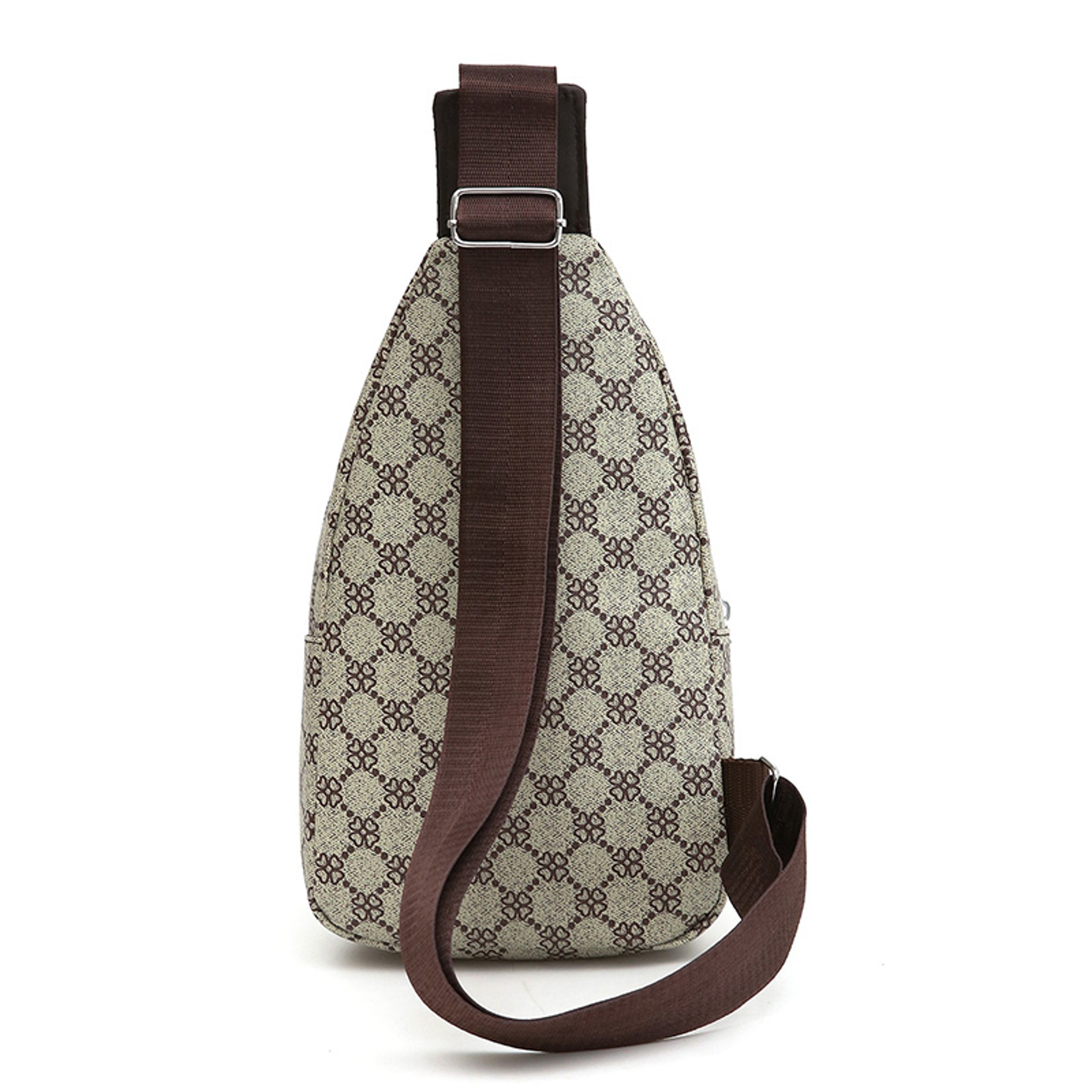 Casual Men's Crossbody Bag, Multifunction Shoulder Messenger Bag, Cloth Chest Handbag with Earphone Hole – view 4