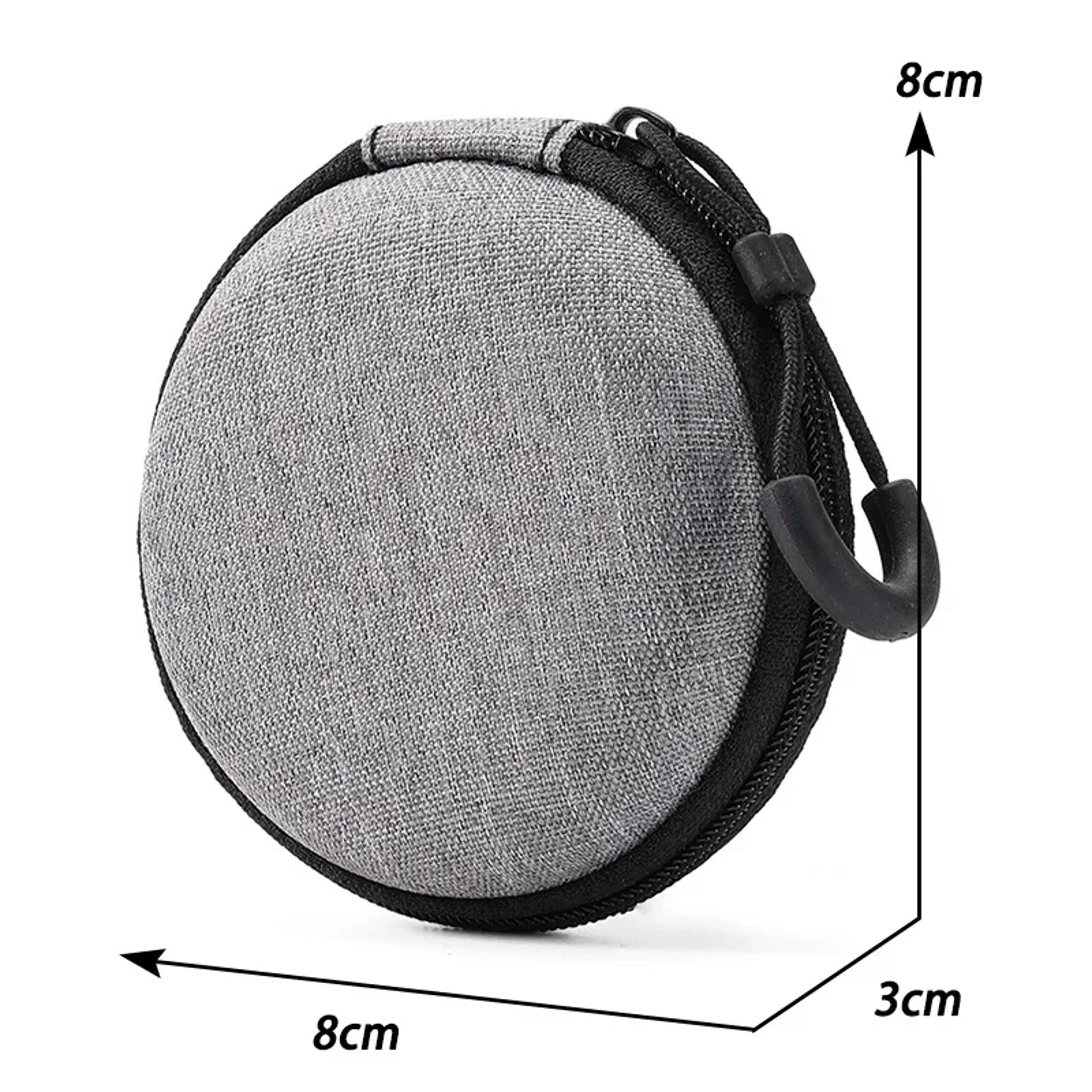 Mini Grey Digital Product Storage Bag Portable Headphone USB Data Cable Charger U Stick Storage Case Shockproof Protective Case – view 8