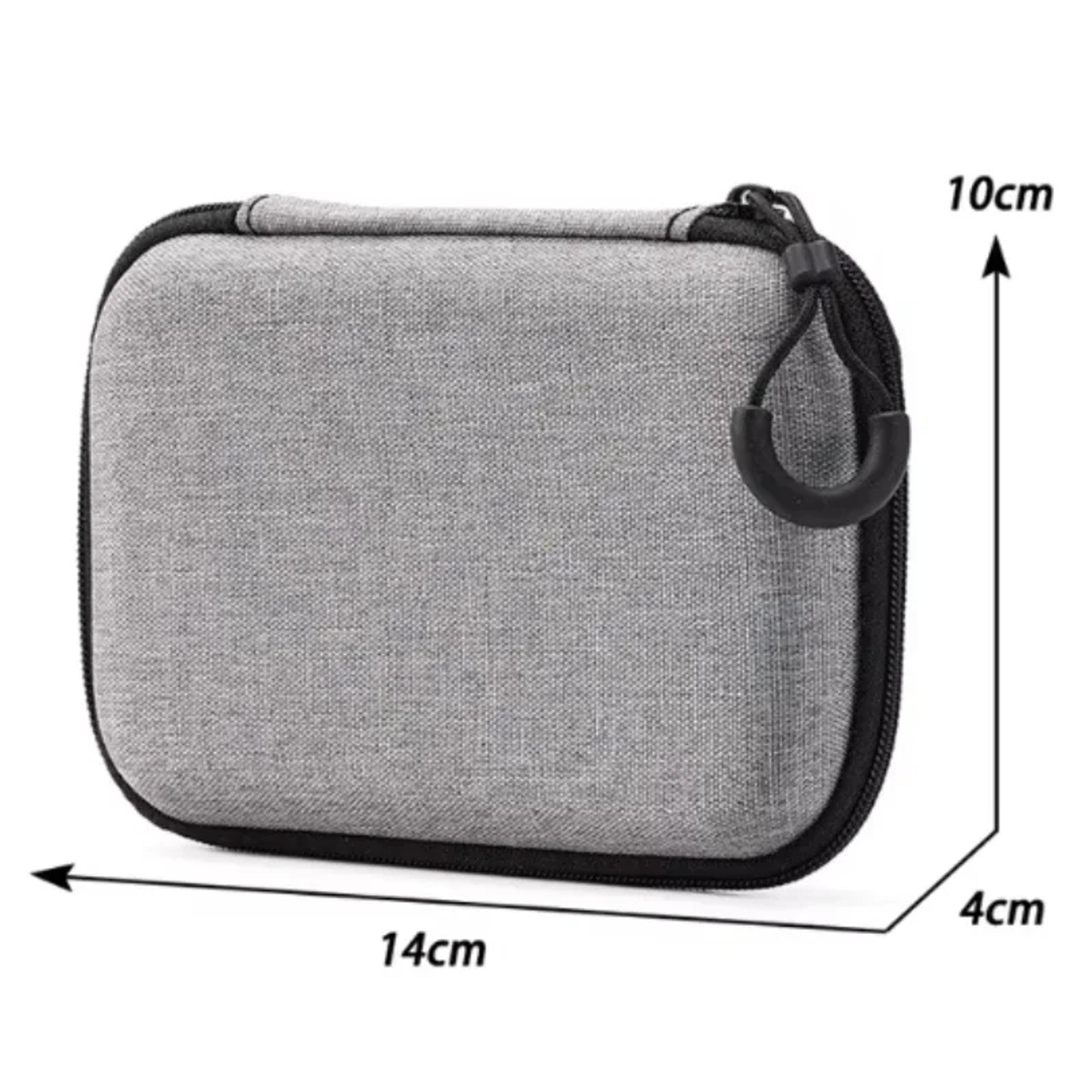 Mini Grey Digital Product Storage Bag Portable Headphone USB Data Cable Charger U Stick Storage Case Shockproof Protective Case – view 11