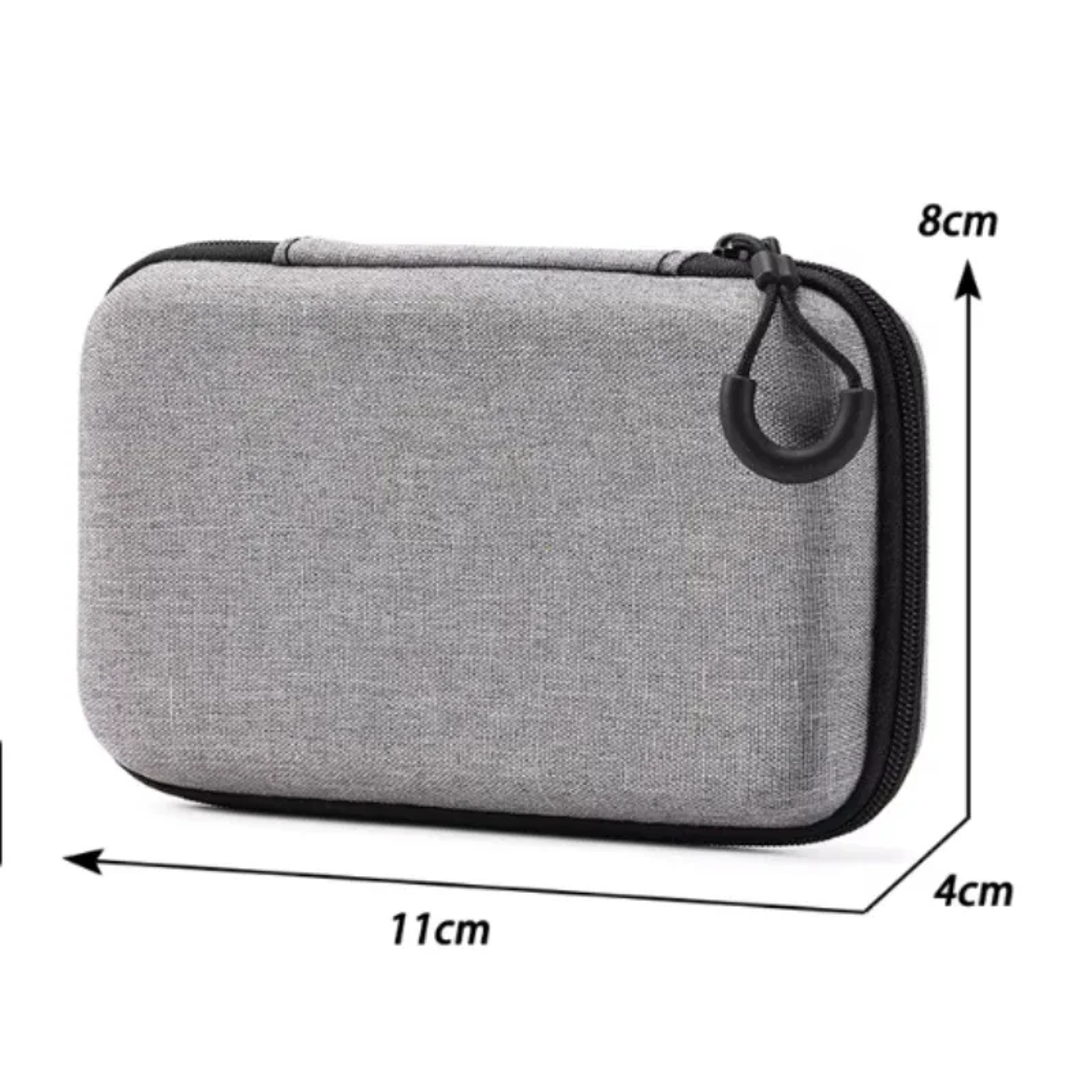 Mini Grey Digital Product Storage Bag Portable Headphone USB Data Cable Charger U Stick Storage Case Shockproof Protective Case – view 12